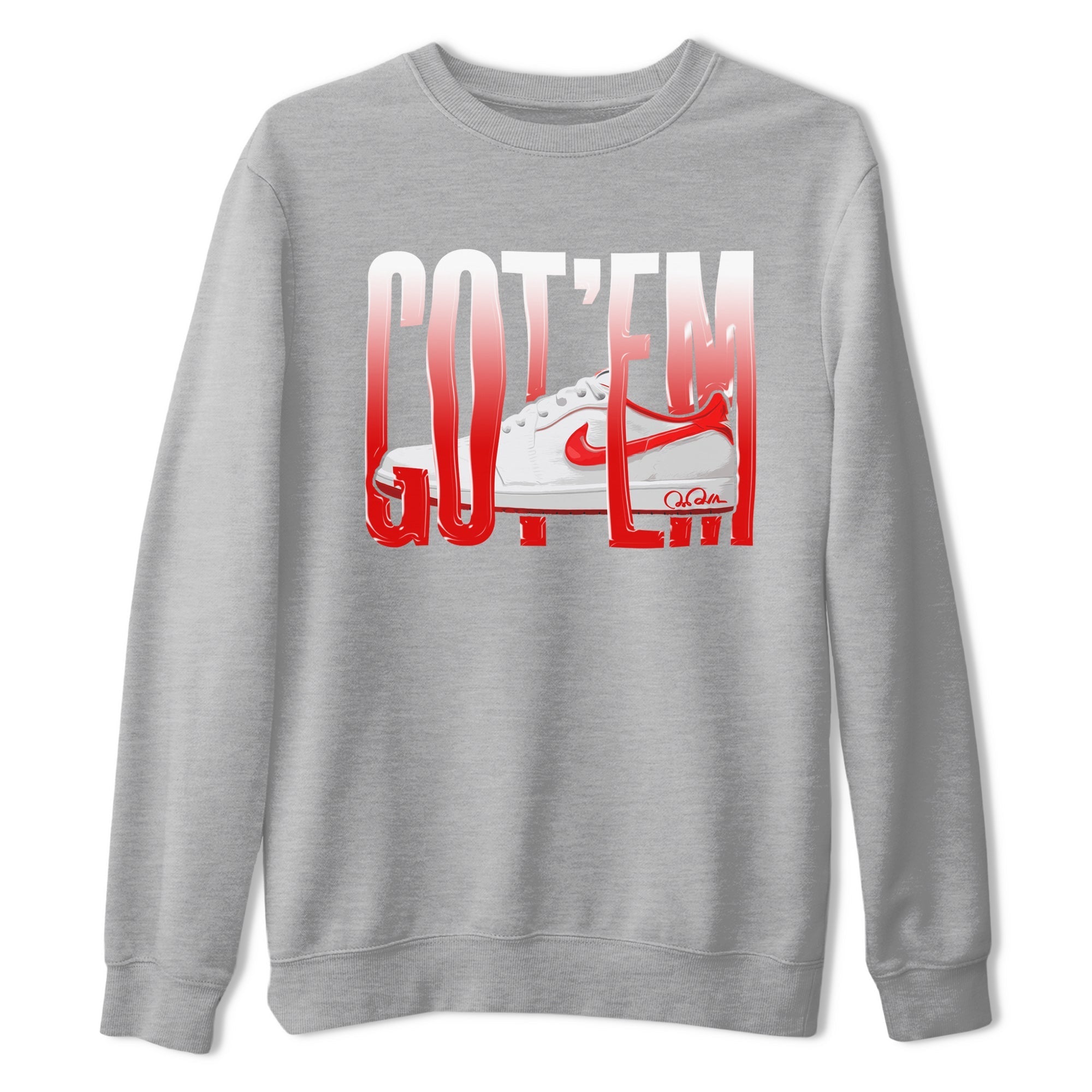 Wiggling Gotem snkmatch Tee - Air Jordan 1 University Red