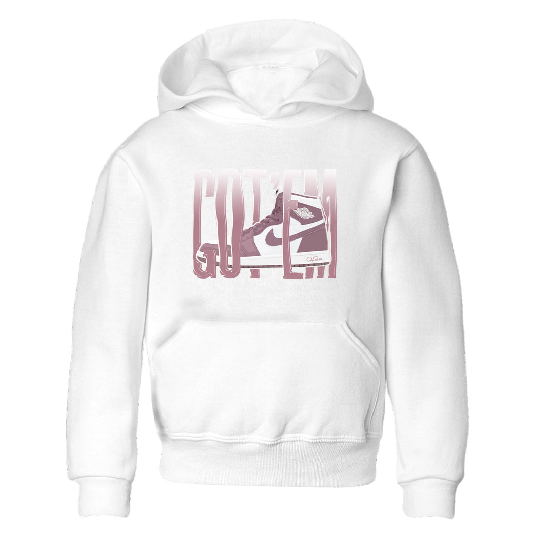 Wiggling Gotem snkmatch Tee Kids - Air Jordan 1 Mauve