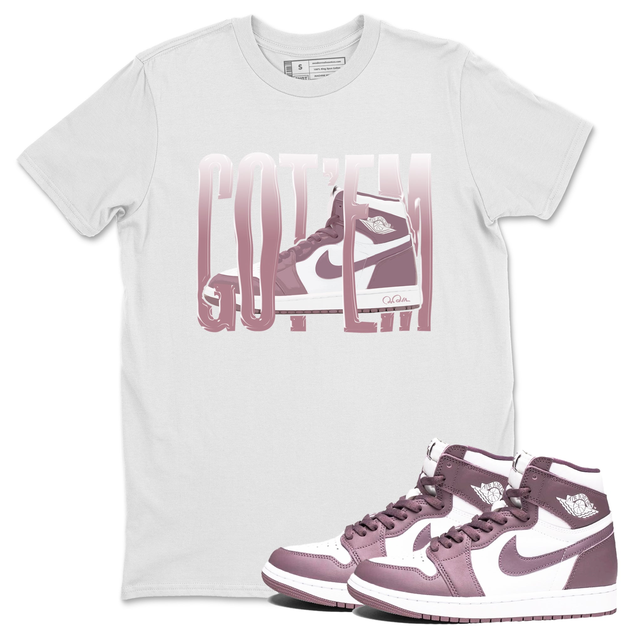 Wiggling Gotem snkmatch Tee - Air Jordan 1 Mauve