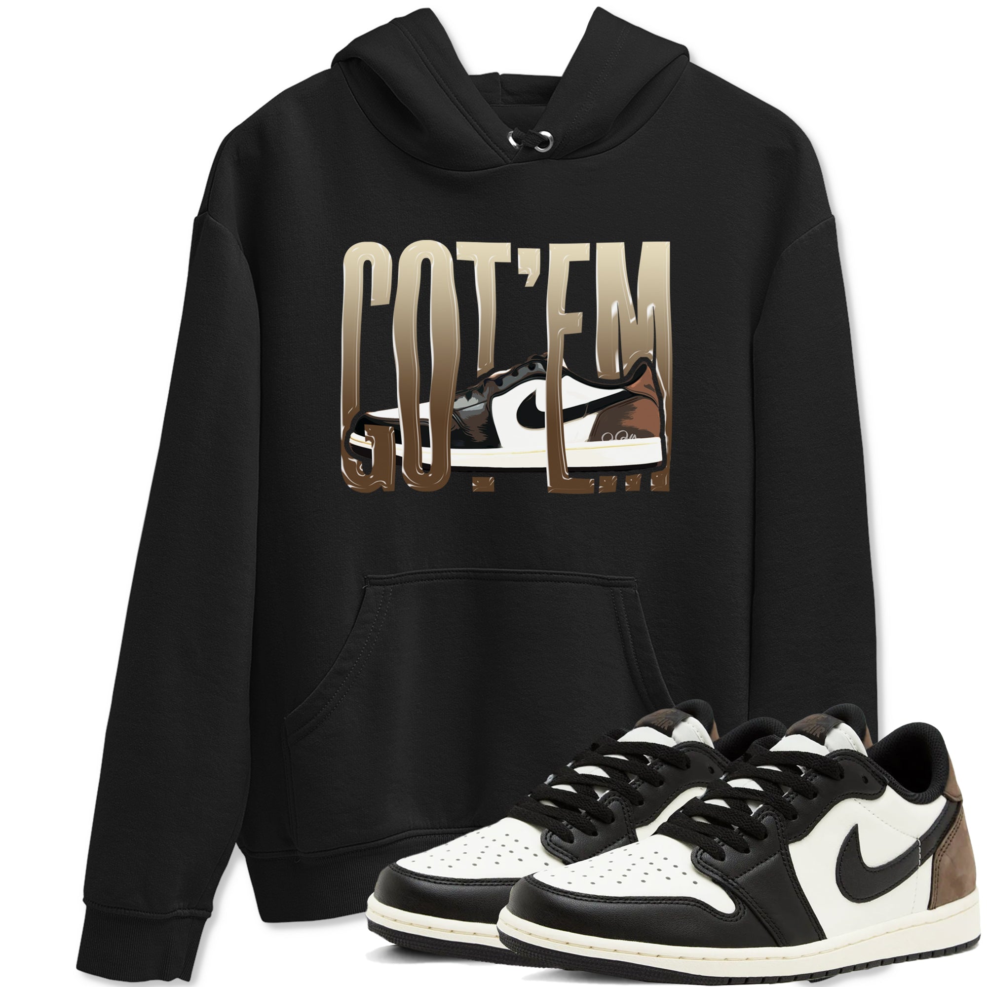 Wiggling Gotem snkmatch Tees - Air Jordan 1 Mocha
