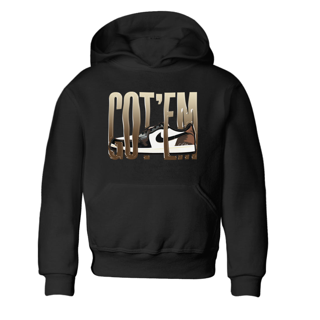 Wiggling Gotem snkmatch Tees Kids - Air Jordan 1 Mocha