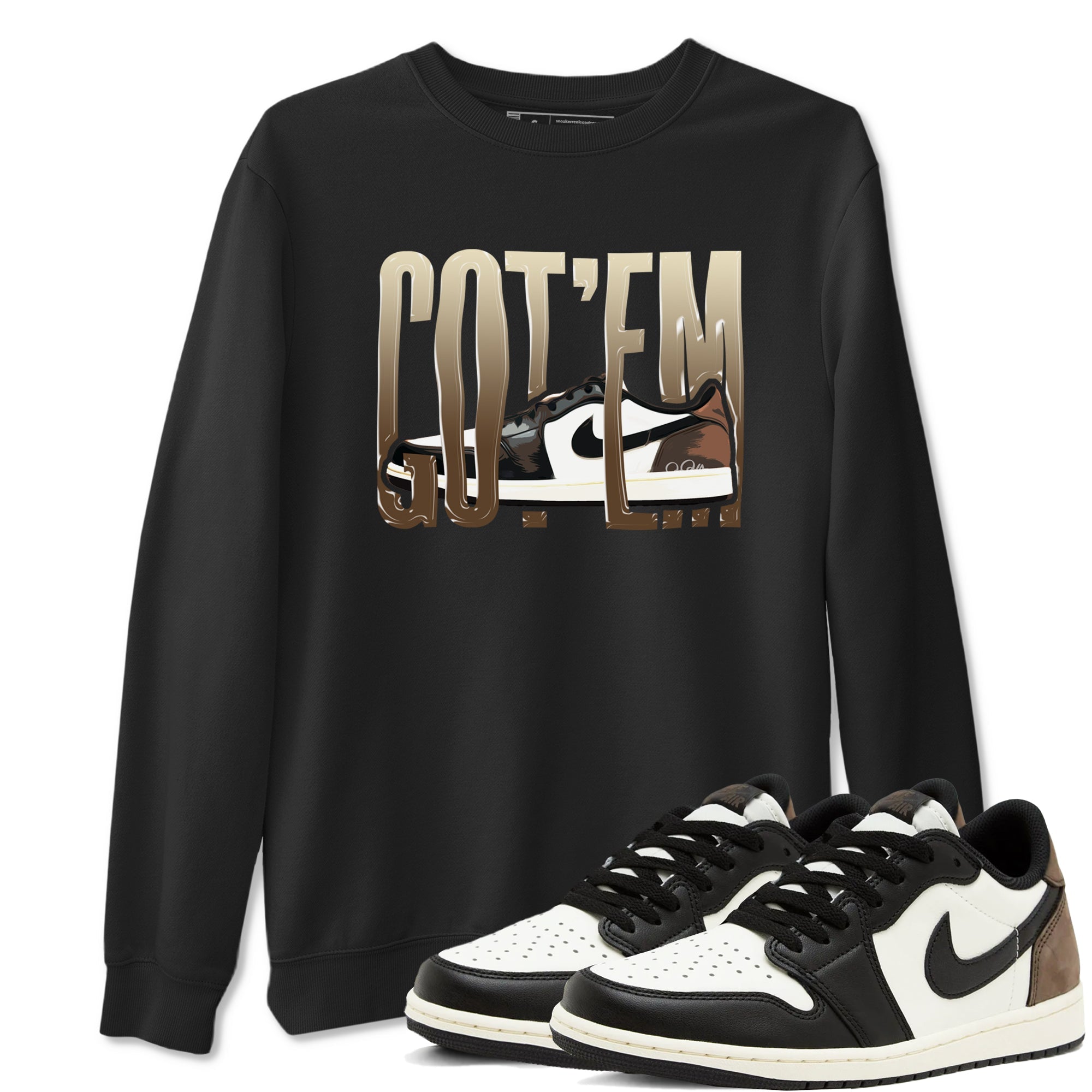 Wiggling Gotem snkmatch Tees - Air Jordan 1 Mocha