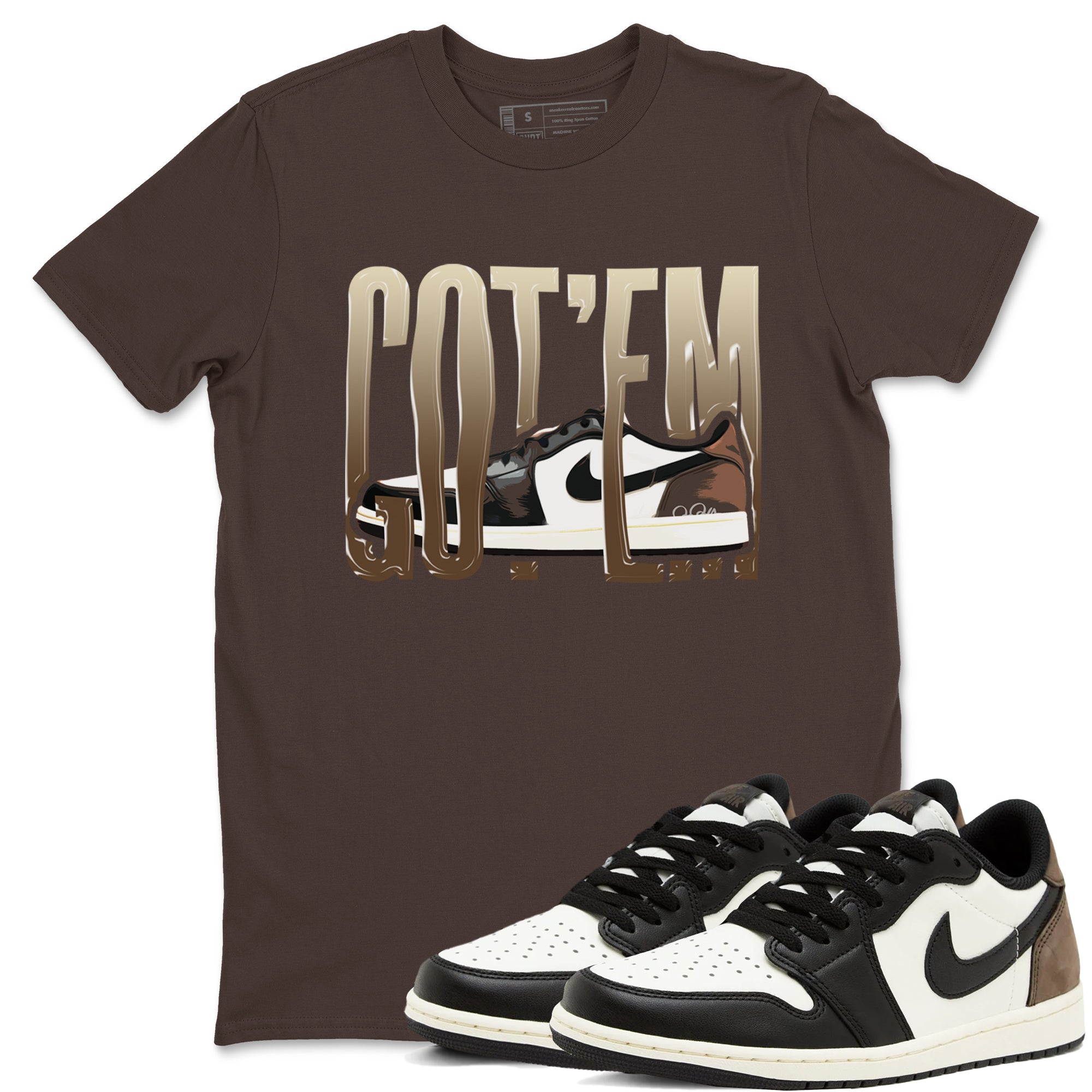 Wiggling Gotem snkmatch Tees - Air Jordan 1 Mocha