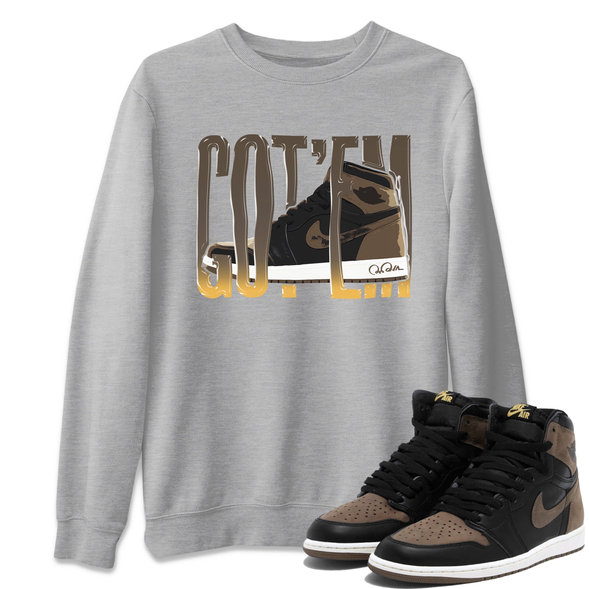 Wiggling Gotem snkmatch Tee - Air Jordan 1 Palomino