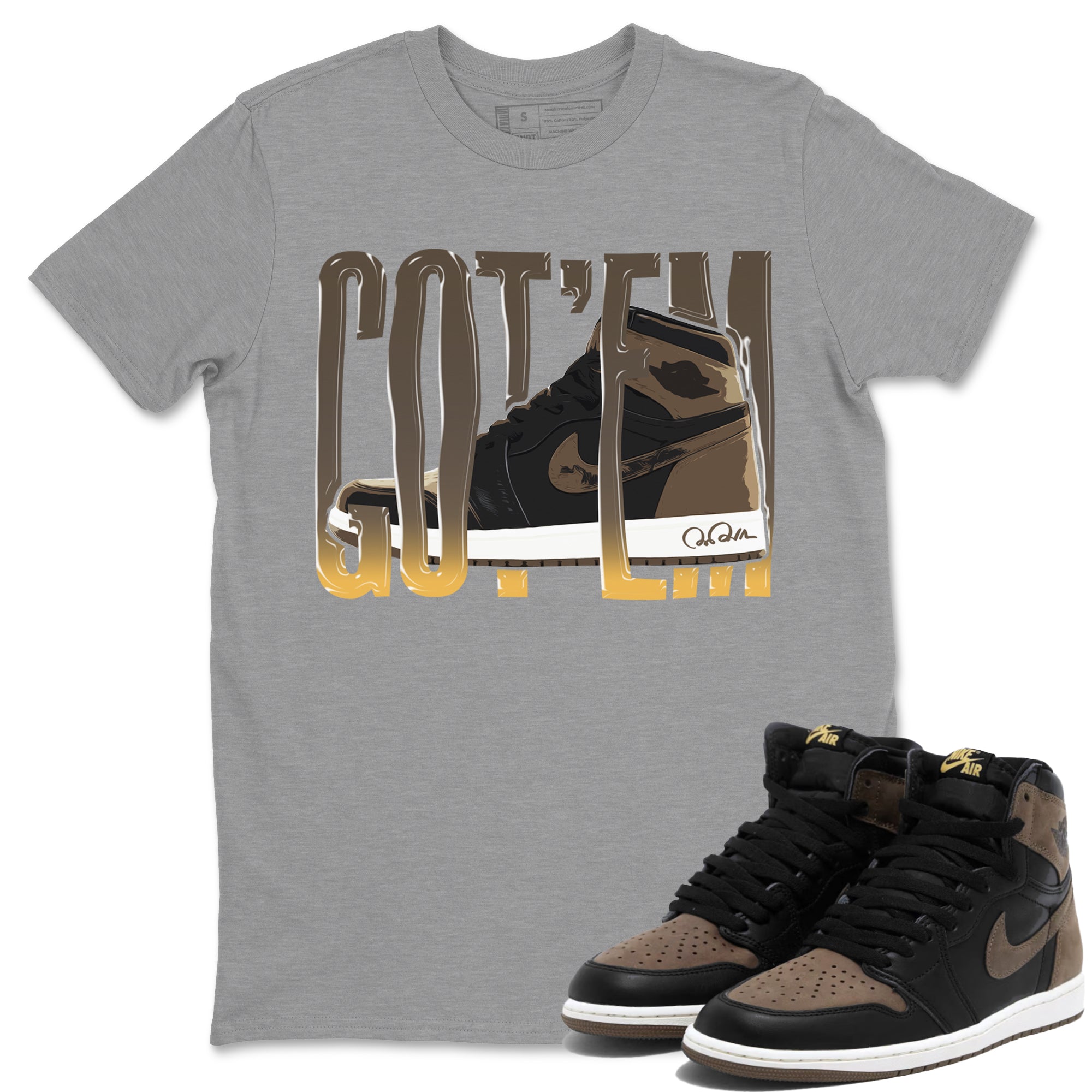 Wiggling Gotem snkmatch Tee - Air Jordan 1 Palomino