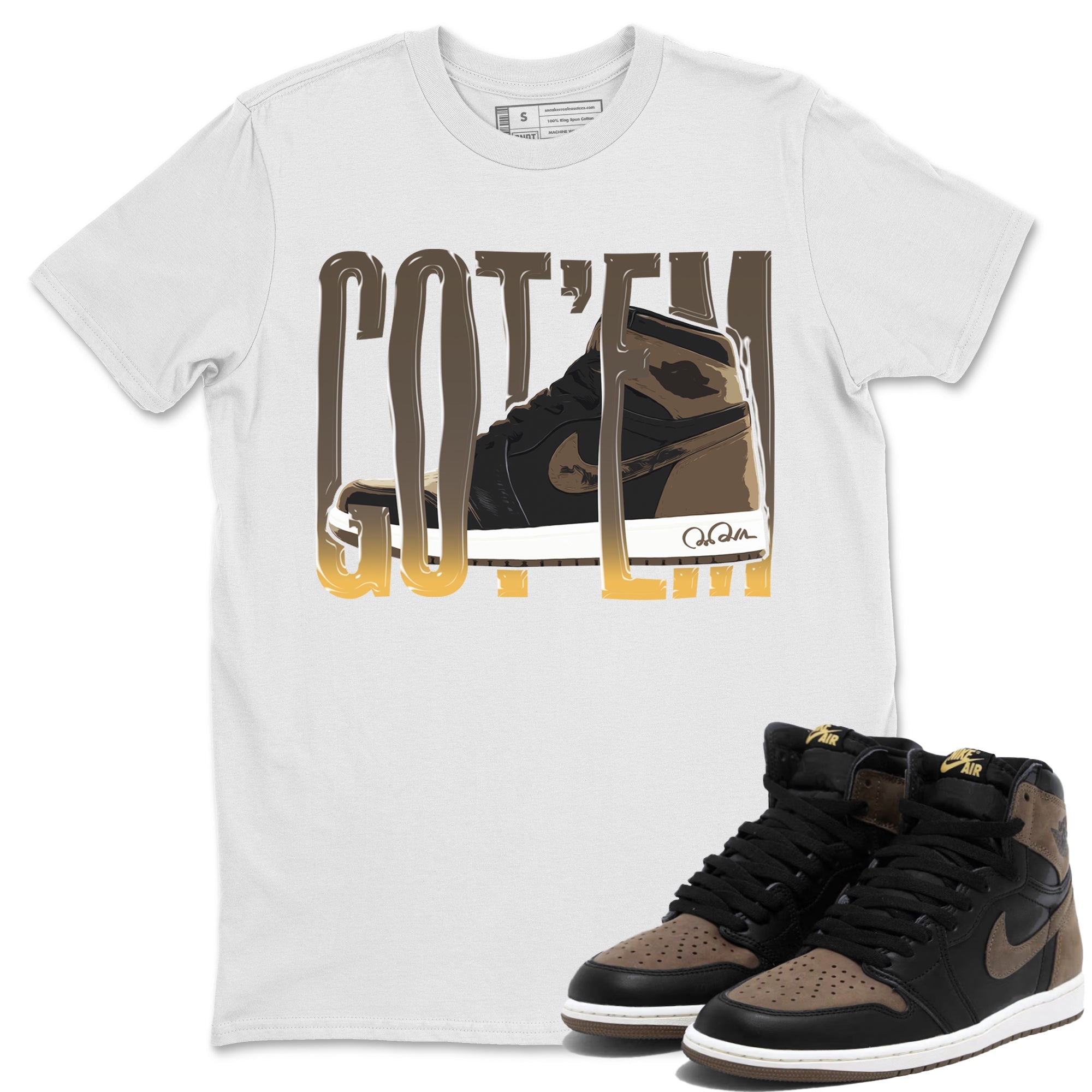 Wiggling Gotem snkmatch Tee - Air Jordan 1 Palomino
