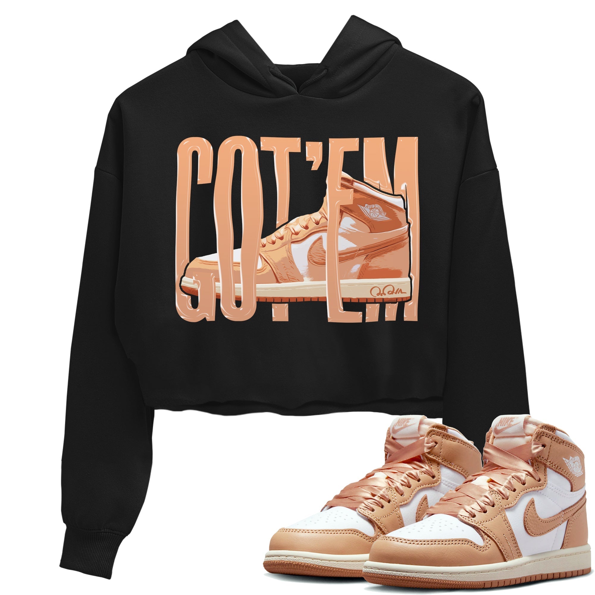 Wiggling Gotem snkmatch Women's Top - Air Jordan 1 Praline