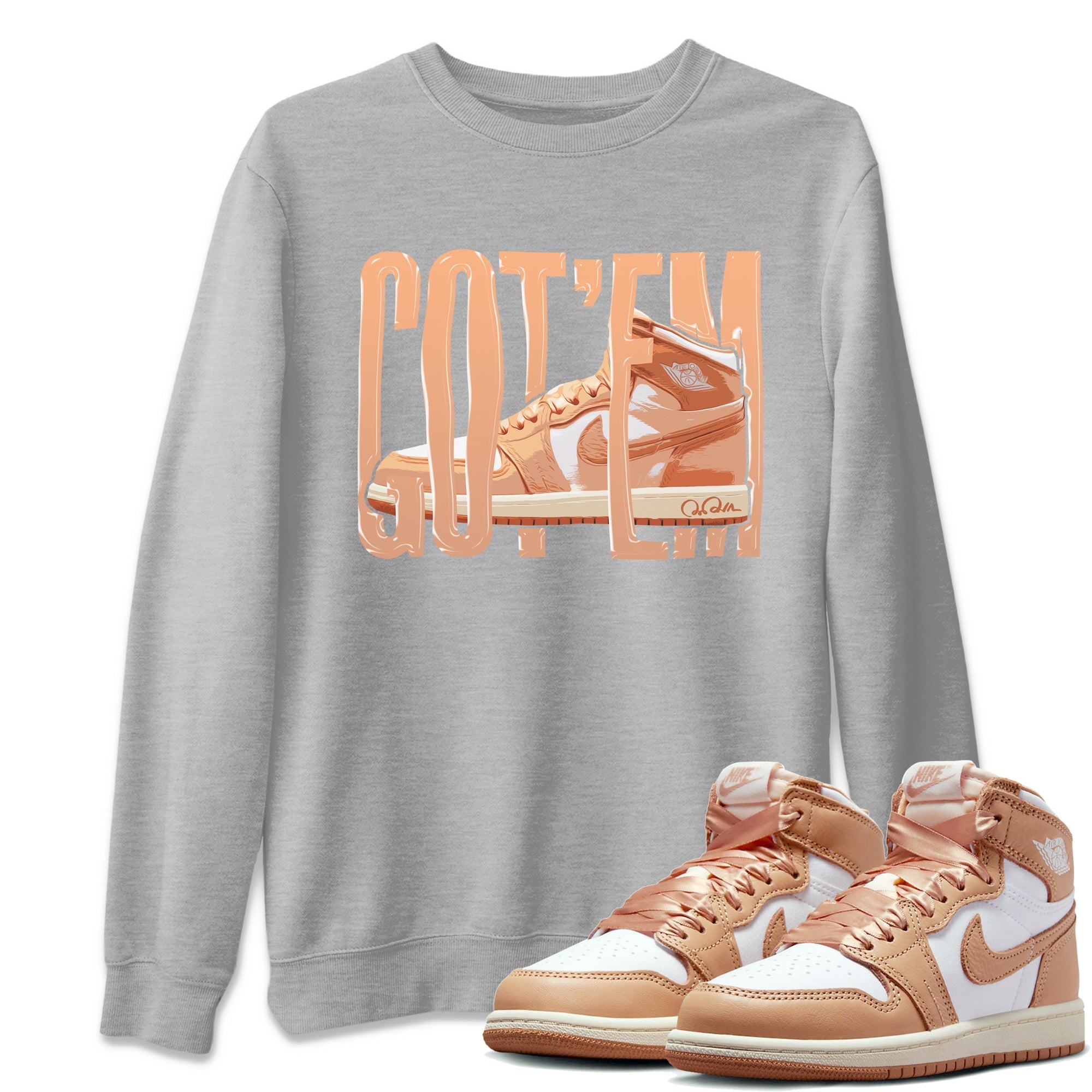 Wiggling Gotem snkmatch Tee - Air Jordan 1 Praline