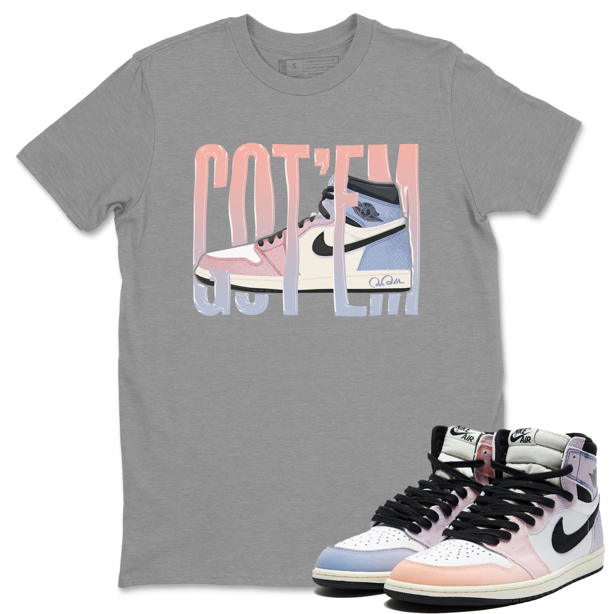 Wiggling Gotem Unisex Tops - Air Jordan 1 Skyline