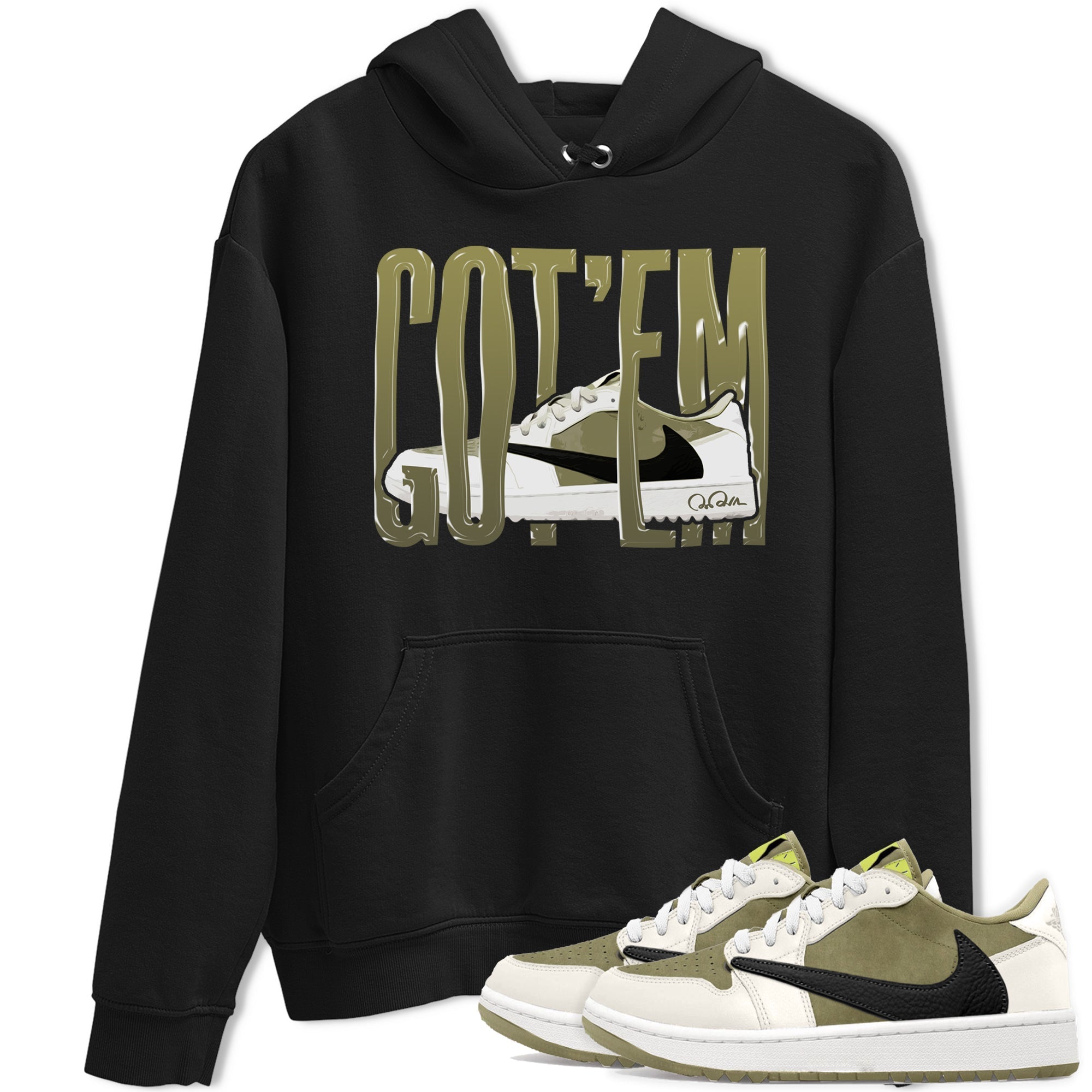 Wiggling Gotem snkmatch Tee - Air Jordan 1 Travis Scott Golf