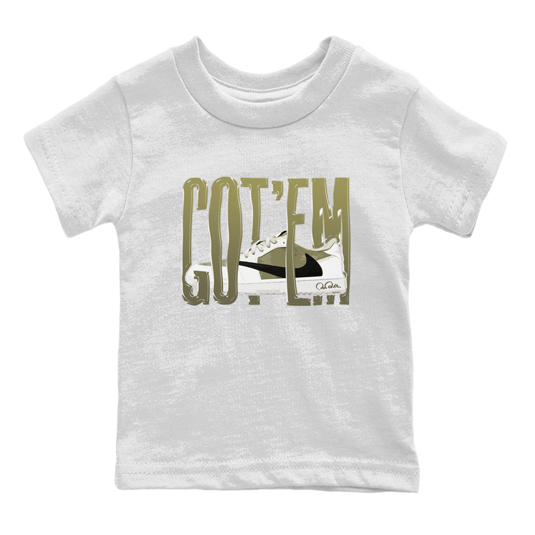 Wiggling Gotem snkmatch Tee Kids - Air Jordan 1 Travis Scott Golf