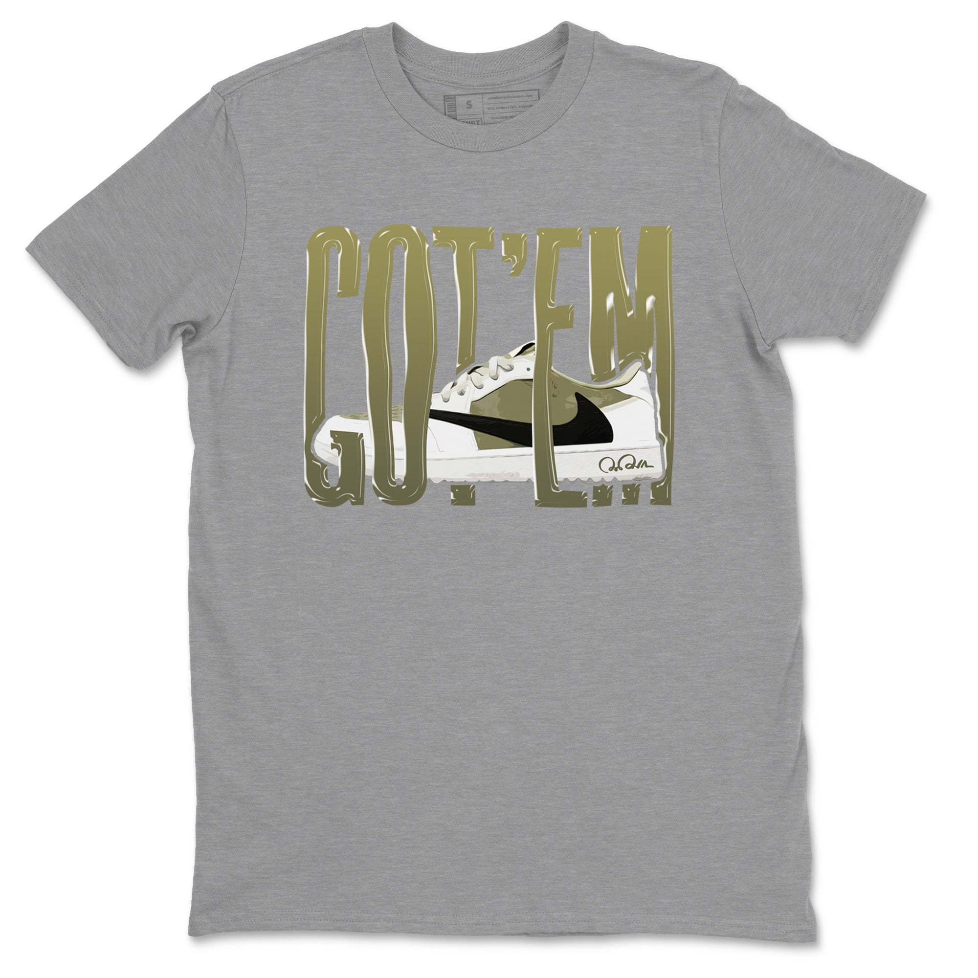 Wiggling Gotem snkmatch Tee - Air Jordan 1 Travis Scott Golf