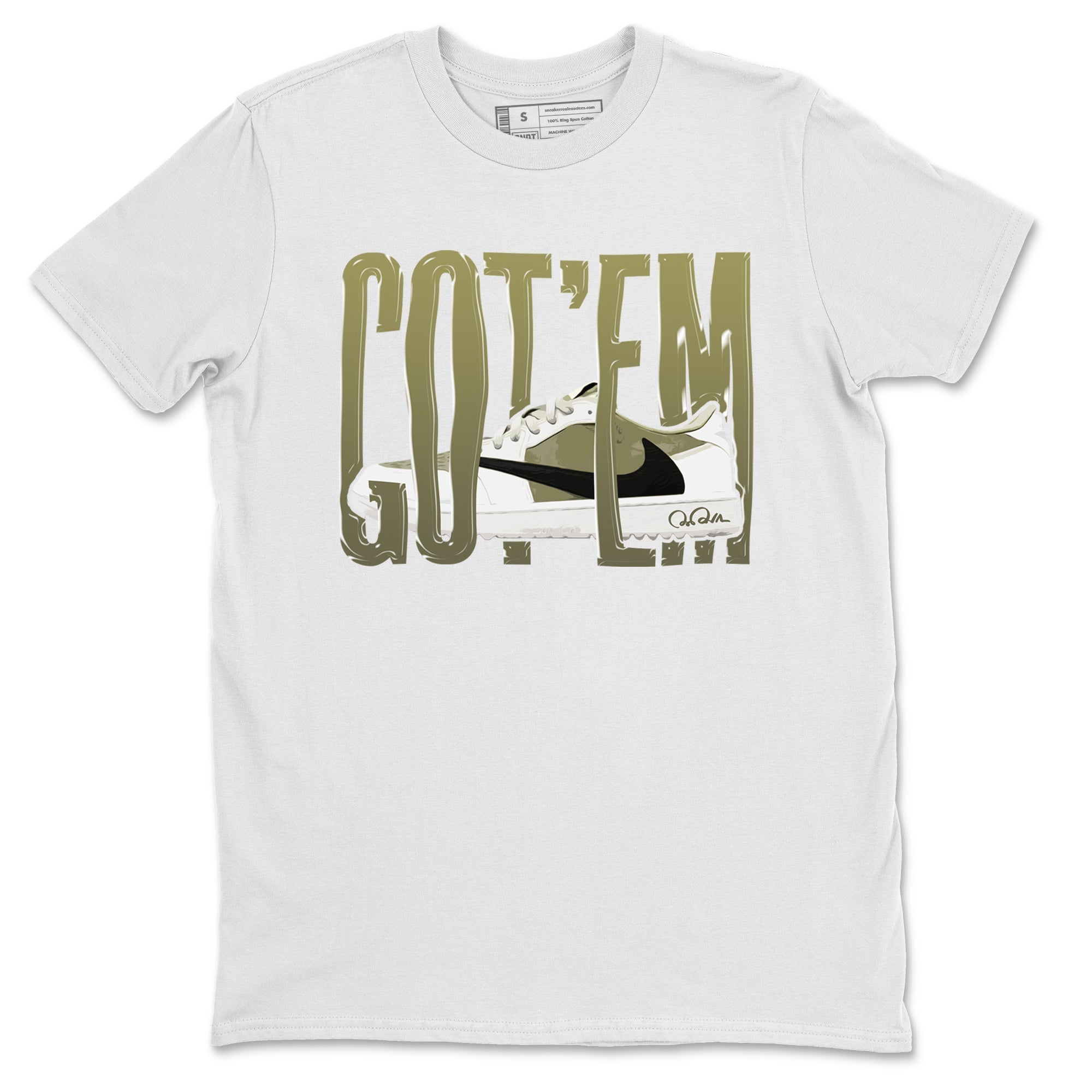 Wiggling Gotem snkmatch Tee - Air Jordan 1 Travis Scott Golf