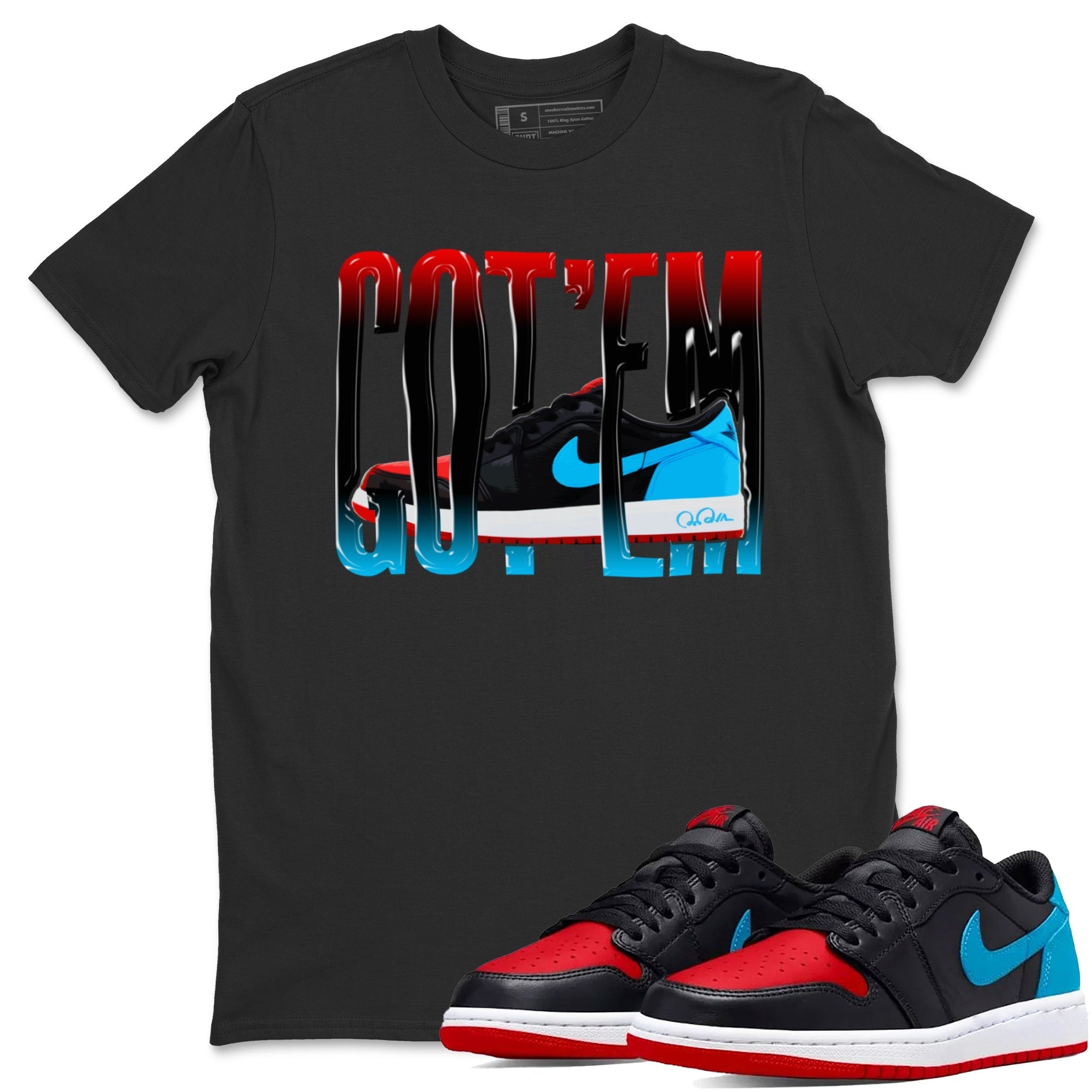 Wiggling Gotem Unisex Tops - Air Jordan 1 UNC to Chicago