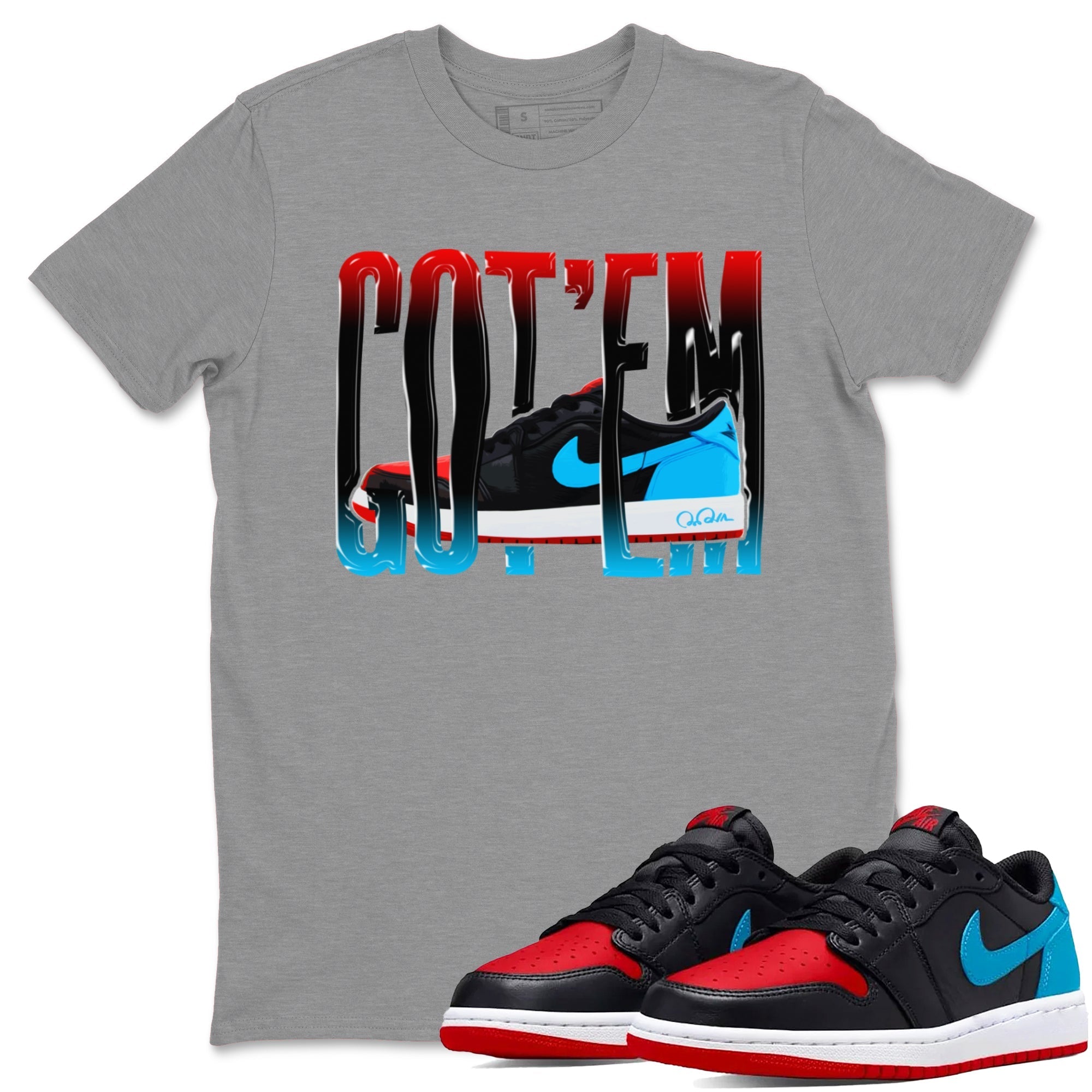 Wiggling Gotem Unisex Tops - Air Jordan 1 UNC to Chicago