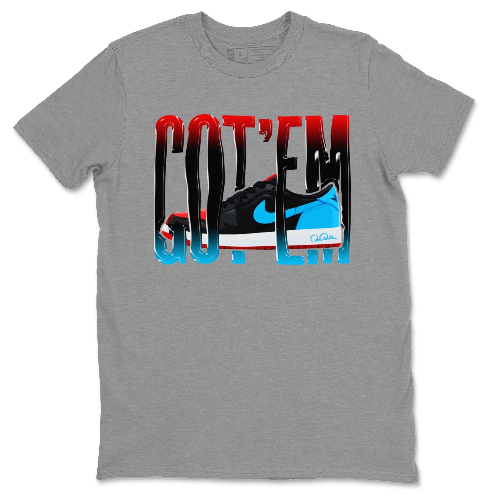 Wiggling Gotem Unisex Tops - Air Jordan 1 UNC to Chicago