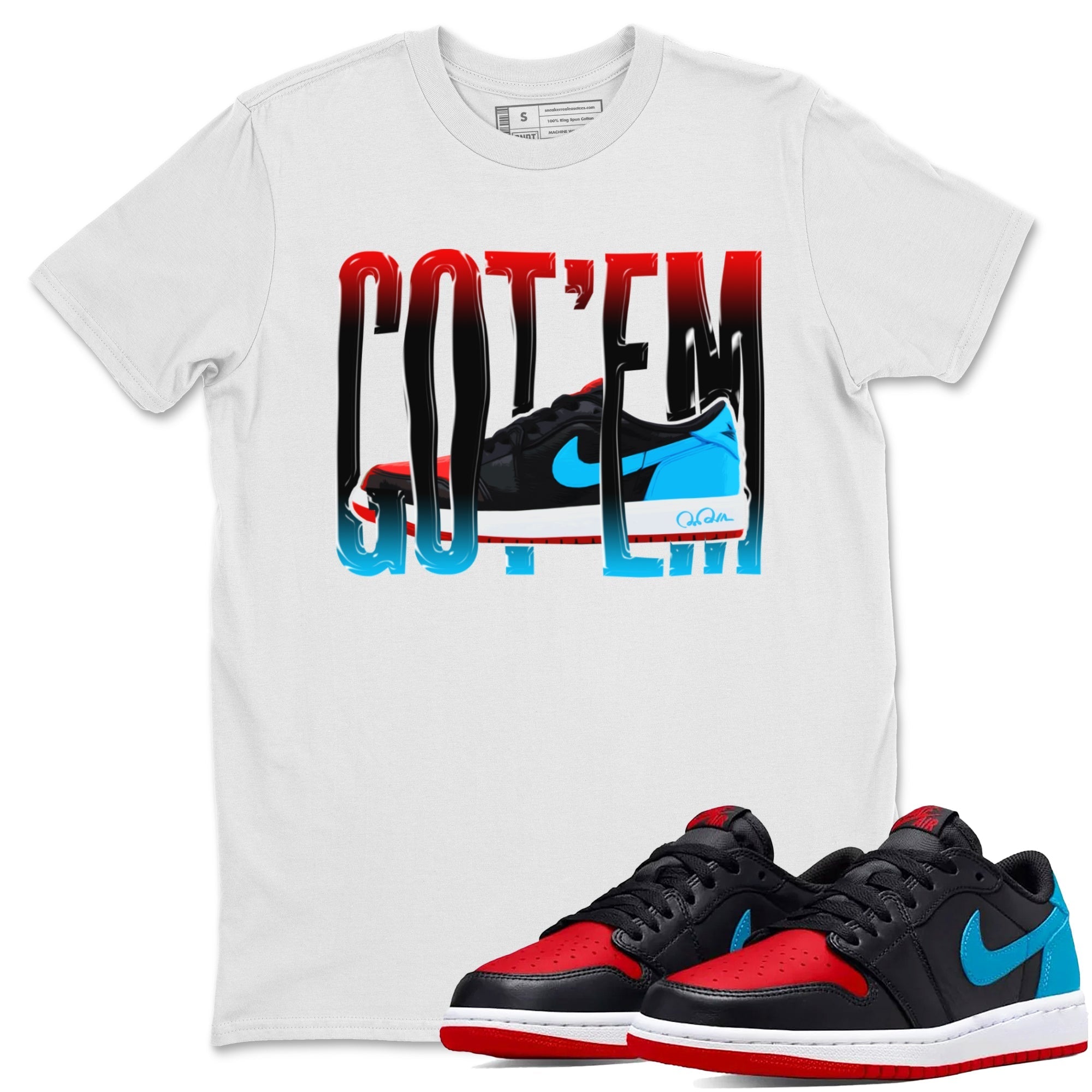 Wiggling Gotem Unisex Tops - Air Jordan 1 UNC to Chicago