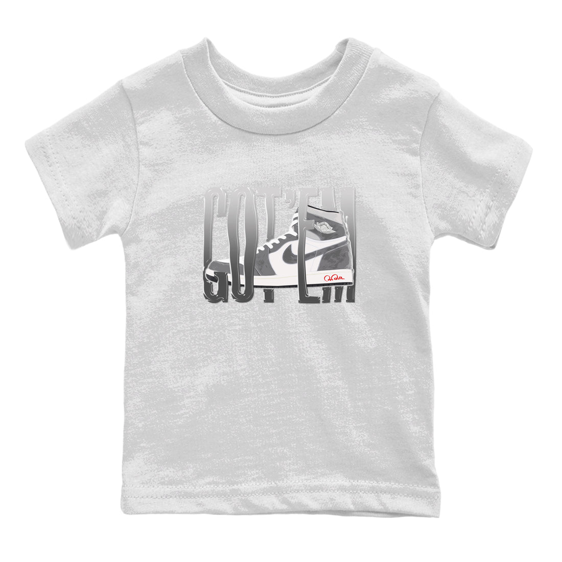 Wiggling Gotem Kids Tops - Air Jordan 1 Washed Heritage