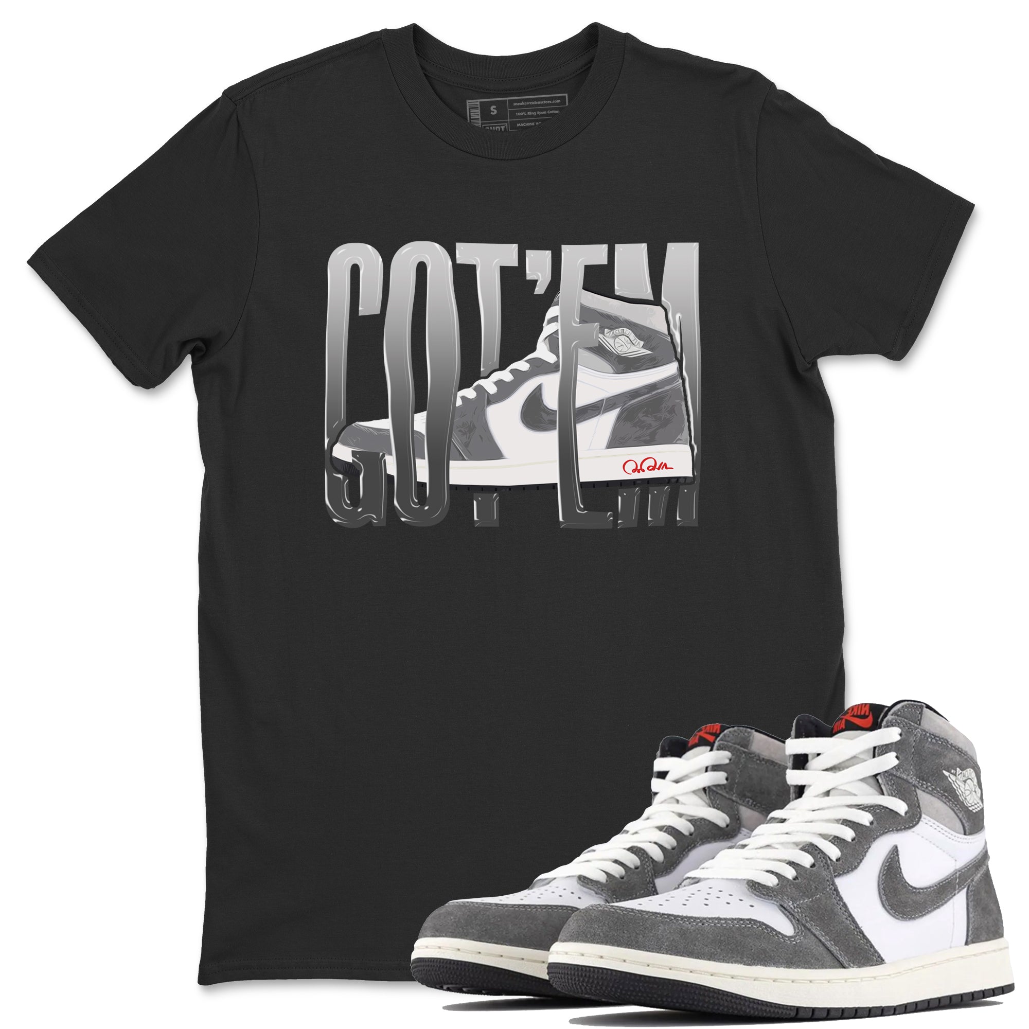 Wiggling Gotem Unisex Tops - Air Jordan 1 Washed Heritage