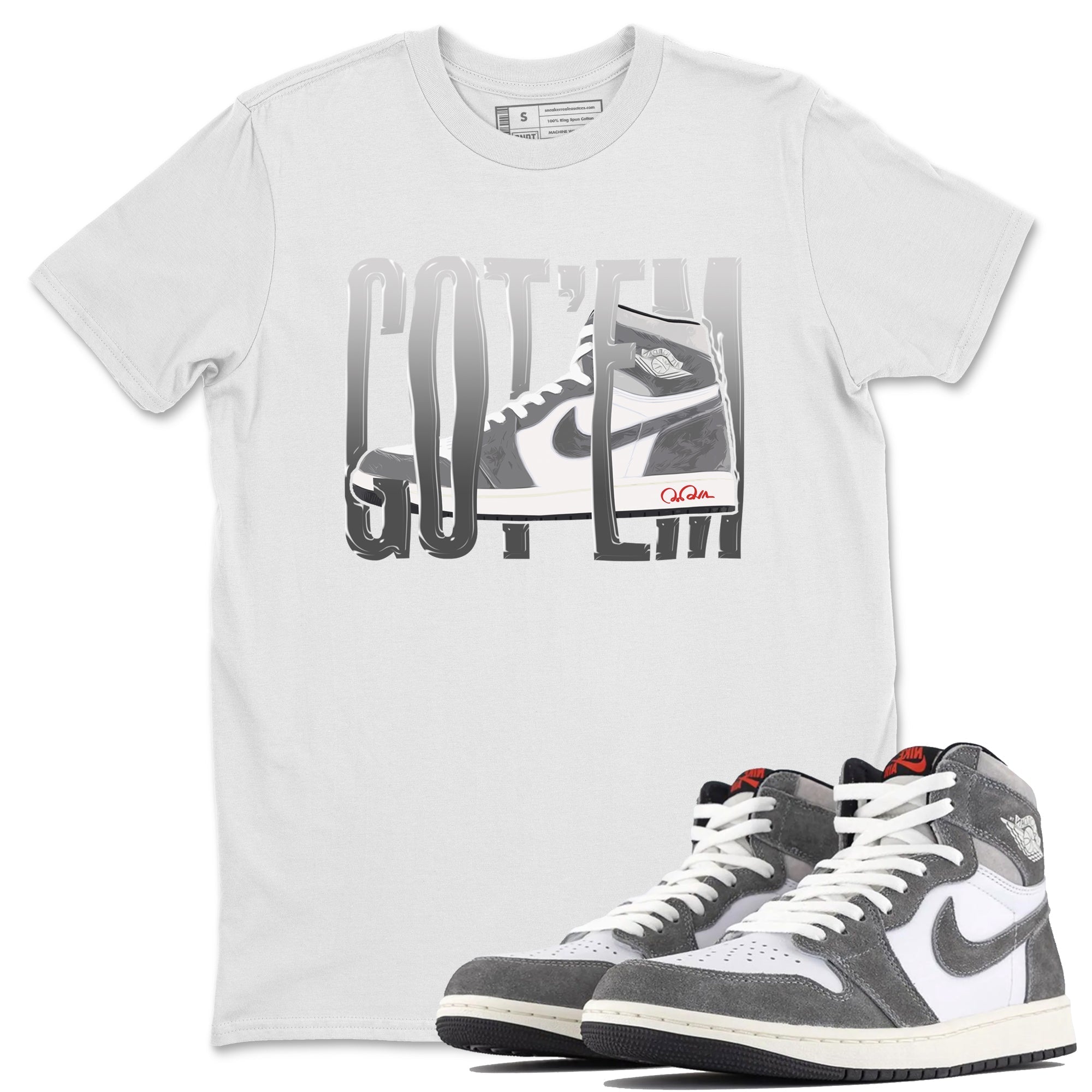 Wiggling Gotem Unisex Tops - Air Jordan 1 Washed Heritage