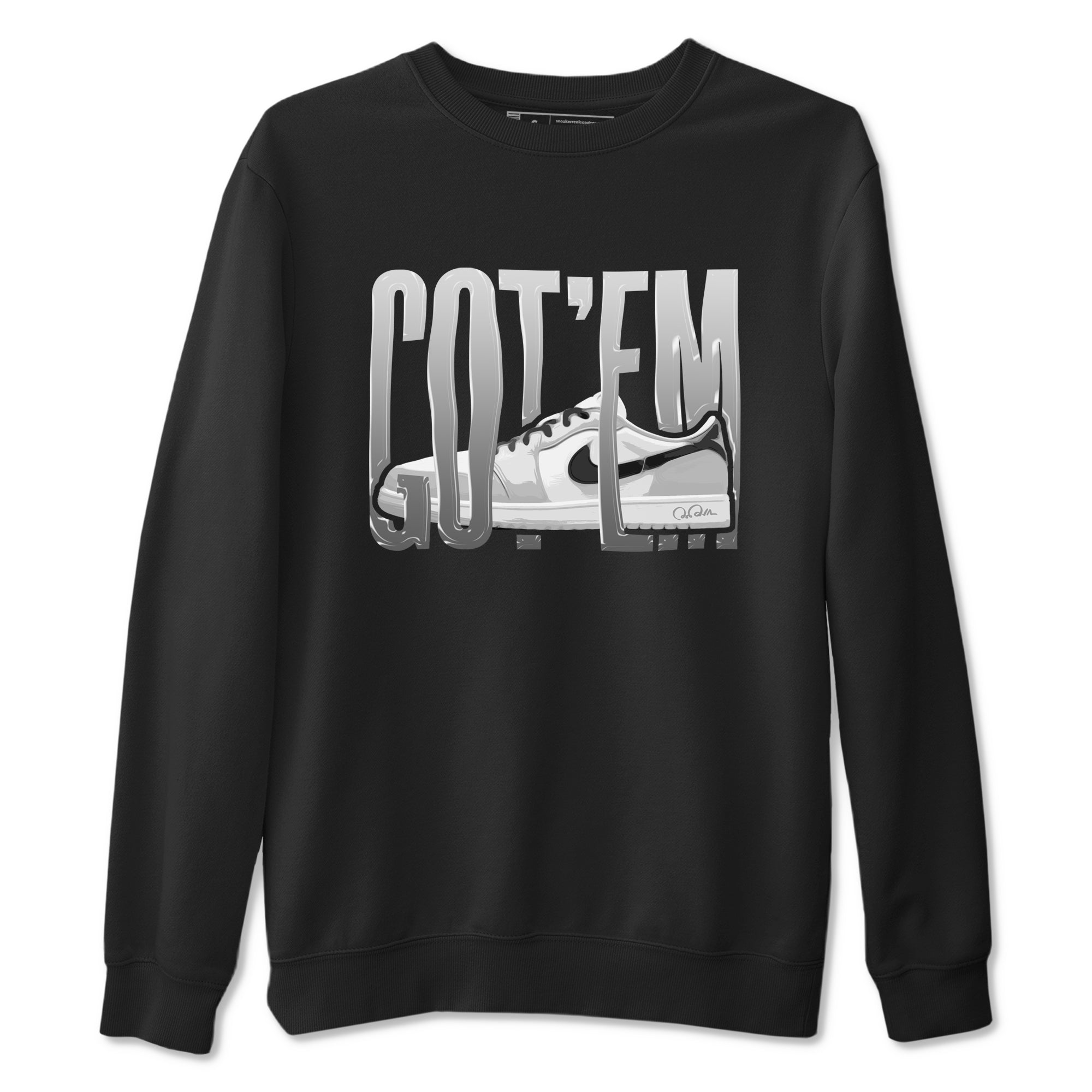 Wiggling Gotem snkmatch Tees - Air Jordan 1 Wolf Grey