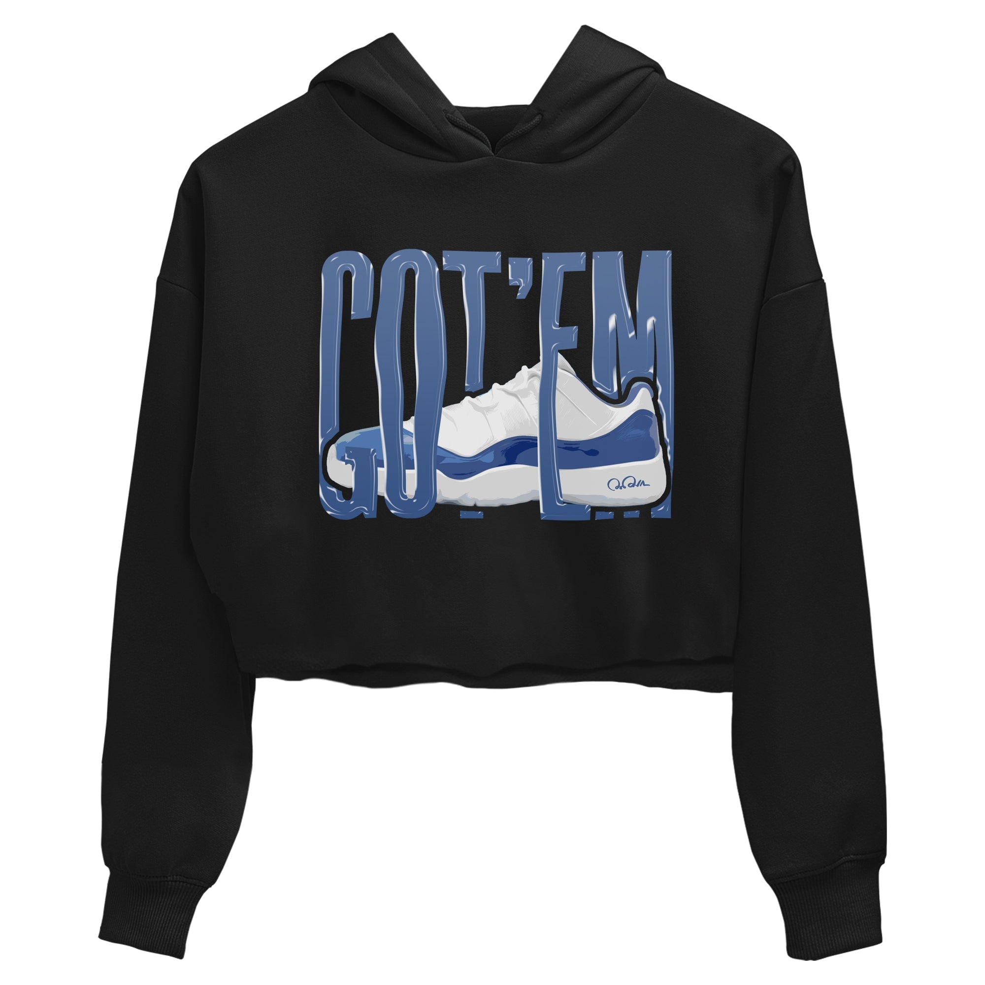 Wiggling Gotem snkmatch Women's Top - Air Jordan 11 Diffused Blue