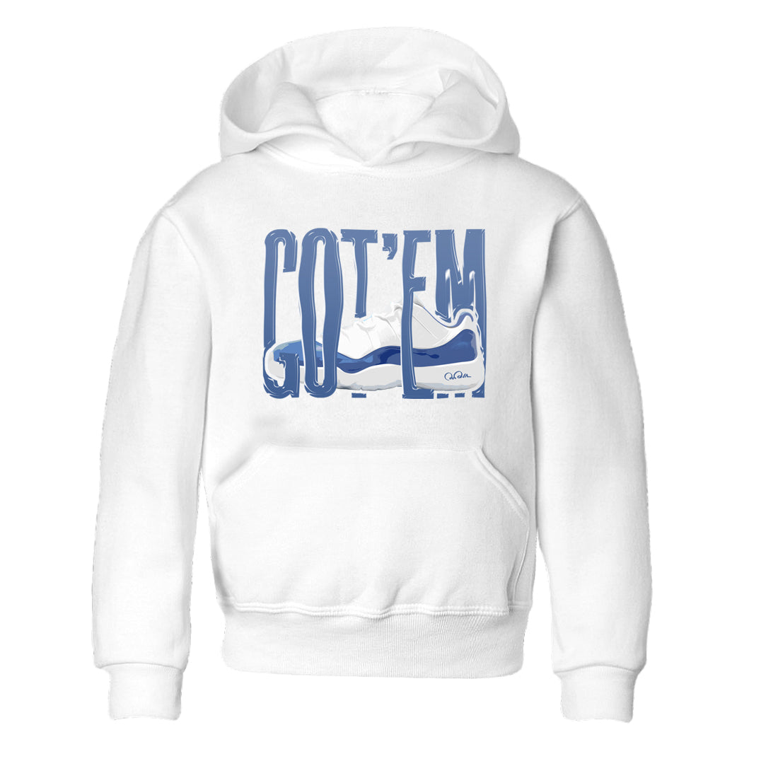Wiggling Gotem snkmatch Tees Kids - Air Jordan 11 Diffused Blue