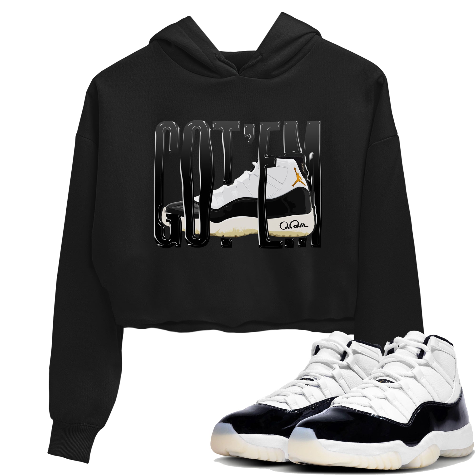 Wiggling Gotem snkmatch Women's Top - Air Jordan 11 Gratitude