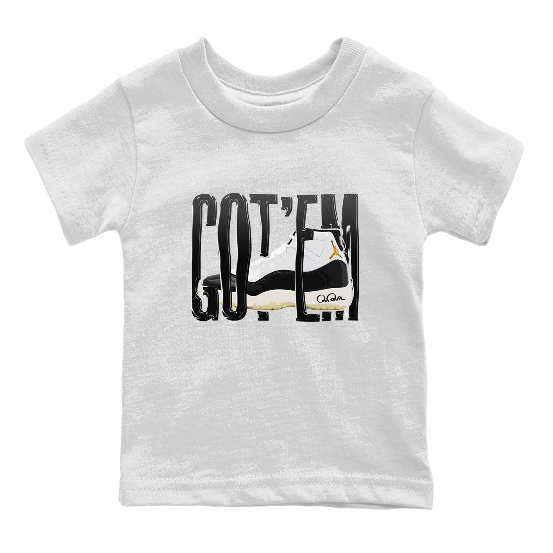 Wiggling Gotem snkmatch Tee Kids - Air Jordan 11 Gratitude