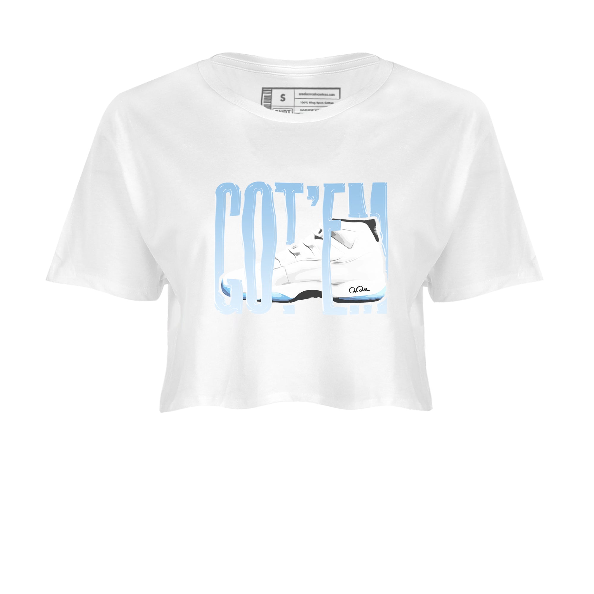 Wiggling Gotem snkmatch Women's Top - Air Jordan 11 Legend Blue