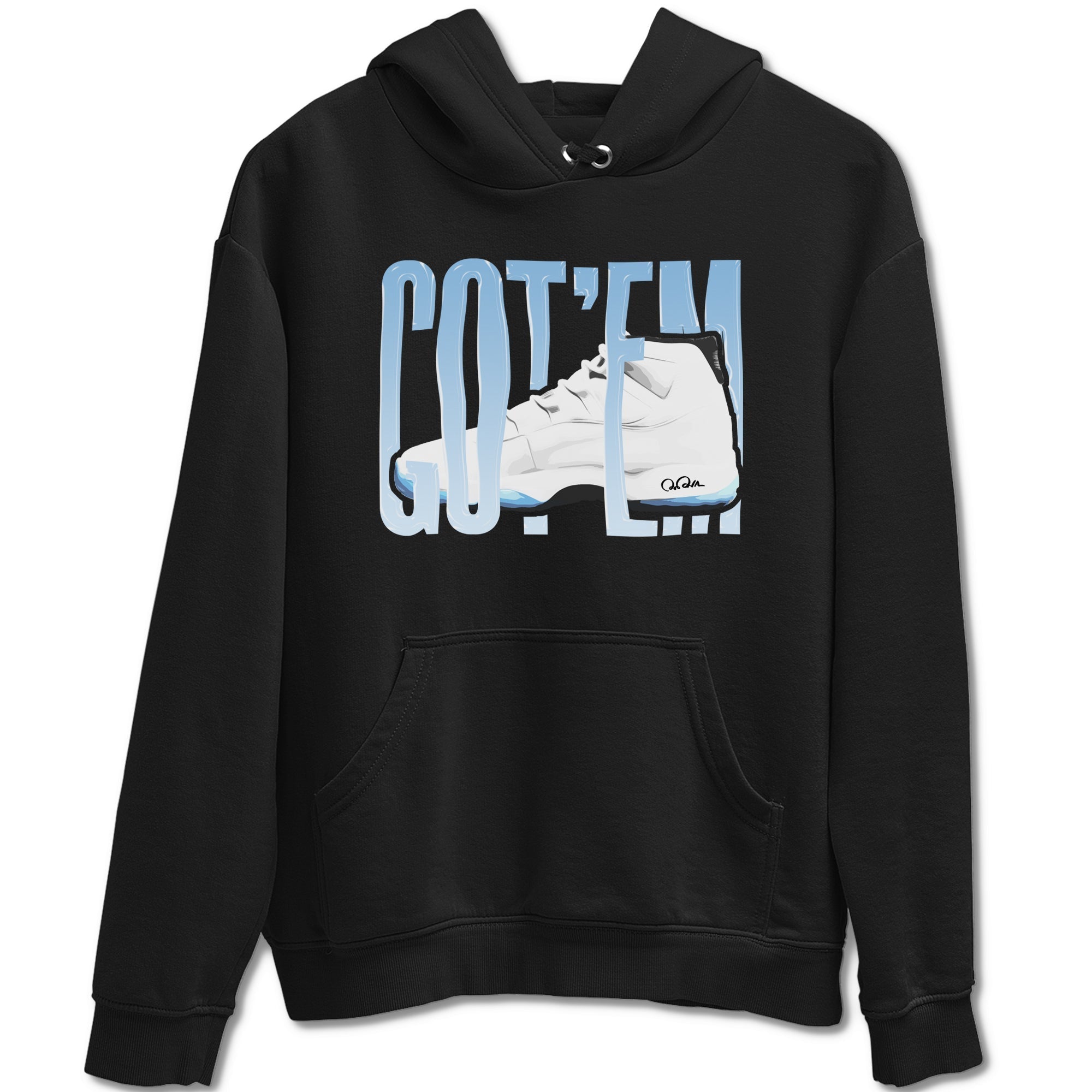 Wiggling Gotem snkmatch Tees - Air Jordan 11 Legend Blue