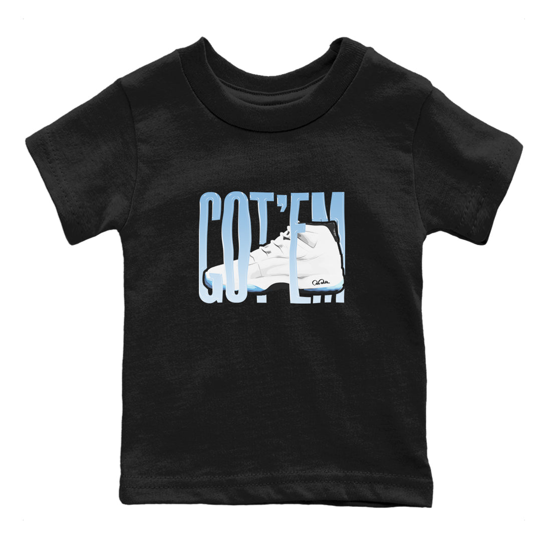 Wiggling Gotem snkmatch Tees Kids - Air Jordan 11 Legend Blue