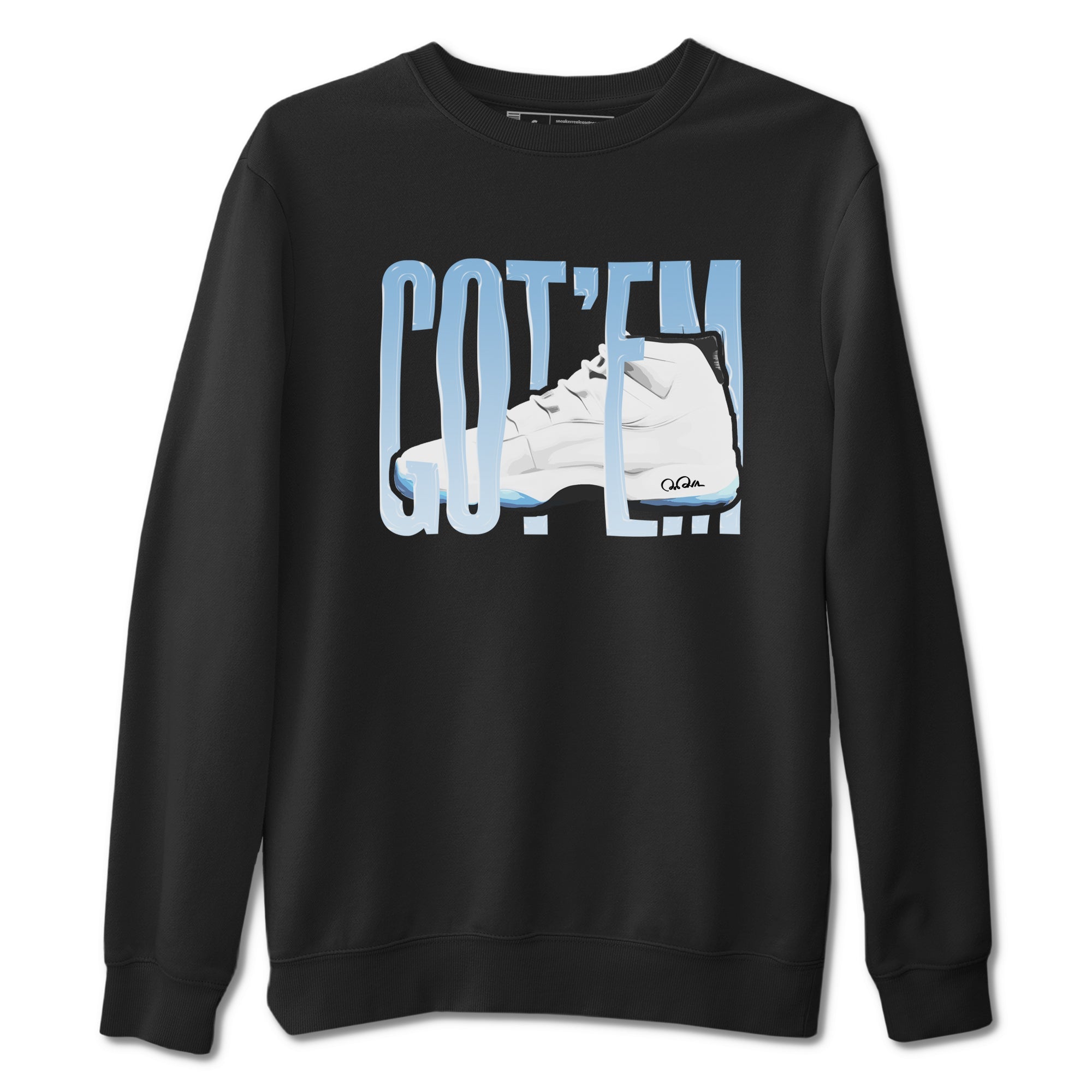 Wiggling Gotem snkmatch Tees - Air Jordan 11 Legend Blue