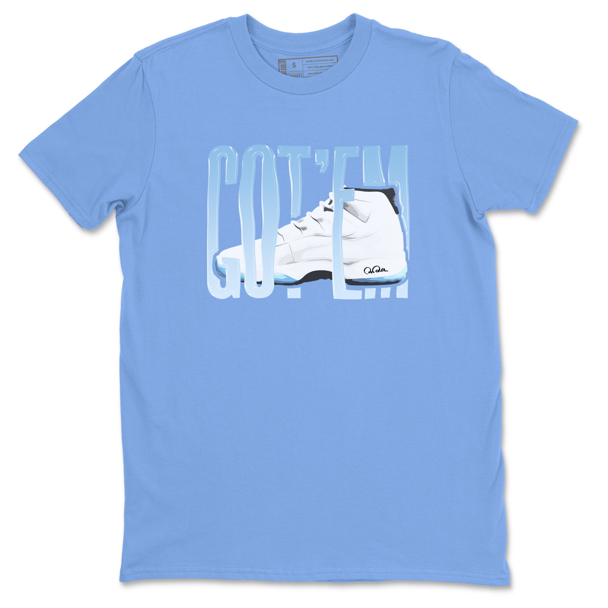 Wiggling Gotem snkmatch Tees - Air Jordan 11 Legend Blue