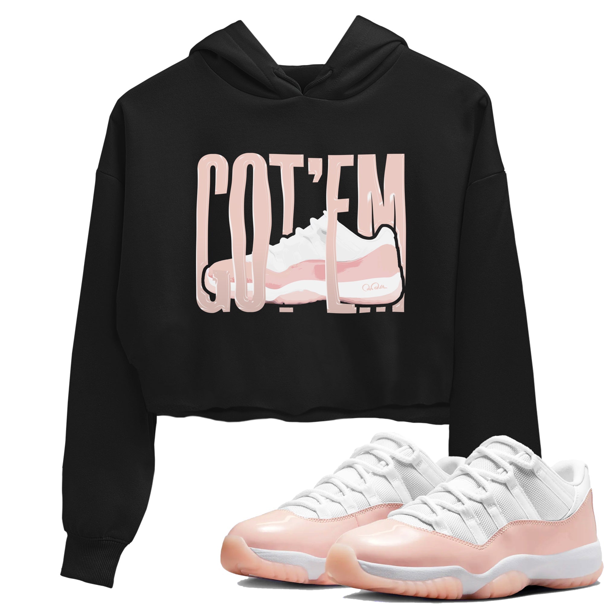 Wiggling Gotem snkmatch Women's Top - Air Jordan 11 Legend Pink