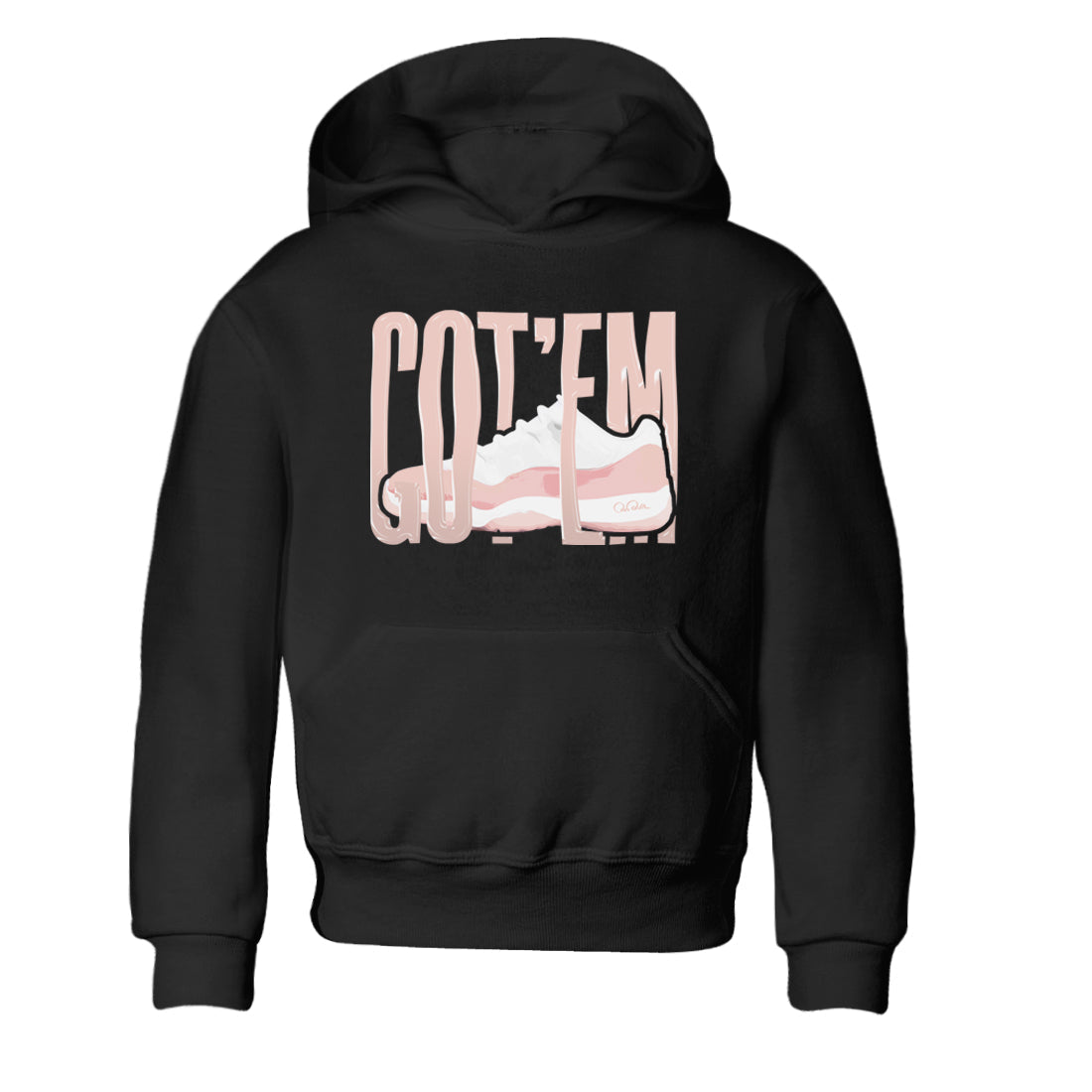 Wiggling Gotem snkmatch Tees Kids - Air Jordan 11 Legend Pink