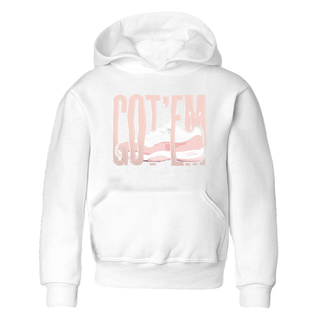 Wiggling Gotem snkmatch Tees Kids - Air Jordan 11 Legend Pink