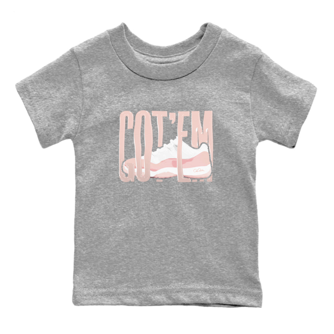 Wiggling Gotem snkmatch Tees Kids - Air Jordan 11 Legend Pink