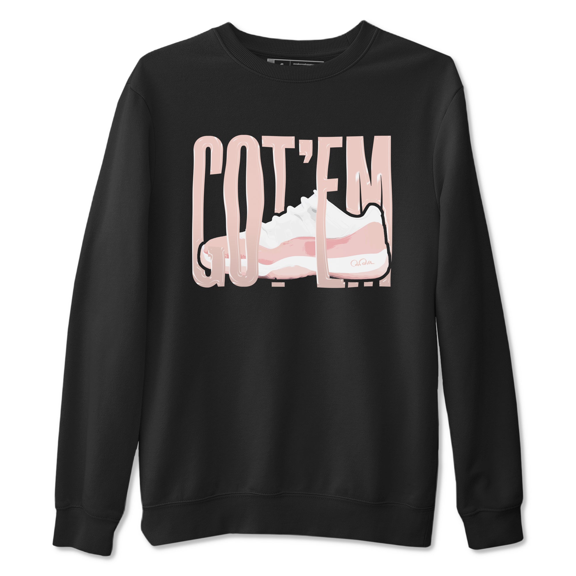 Wiggling Gotem snkmatch Tees - Air Jordan 11 Legend Pink