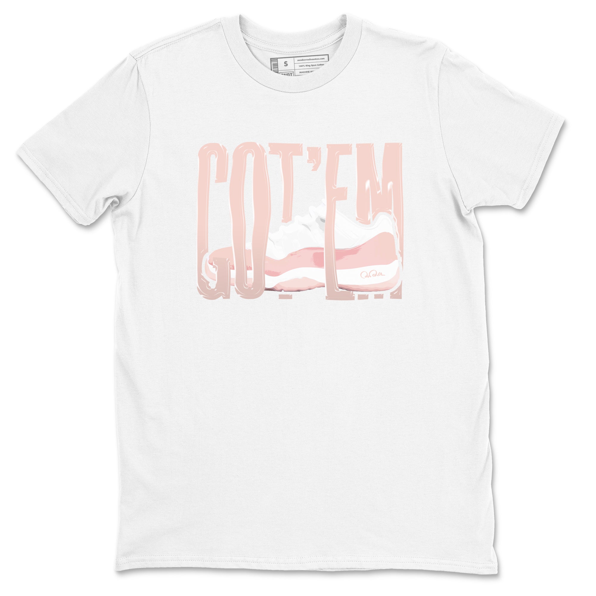 Wiggling Gotem snkmatch Tees - Air Jordan 11 Legend Pink