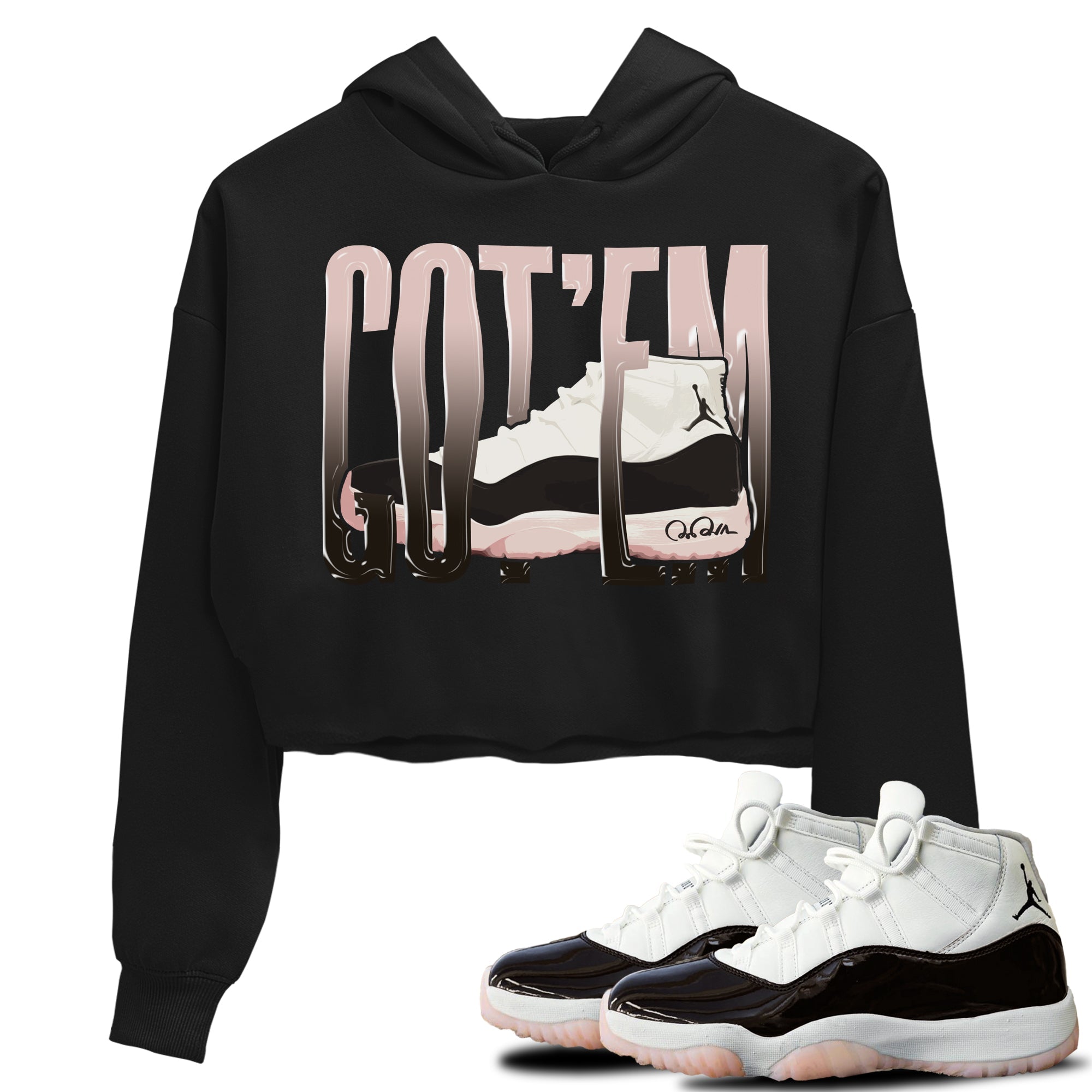 Wiggling Gotem snkmatch Women's Top - Air Jordan 11 Neapolitan