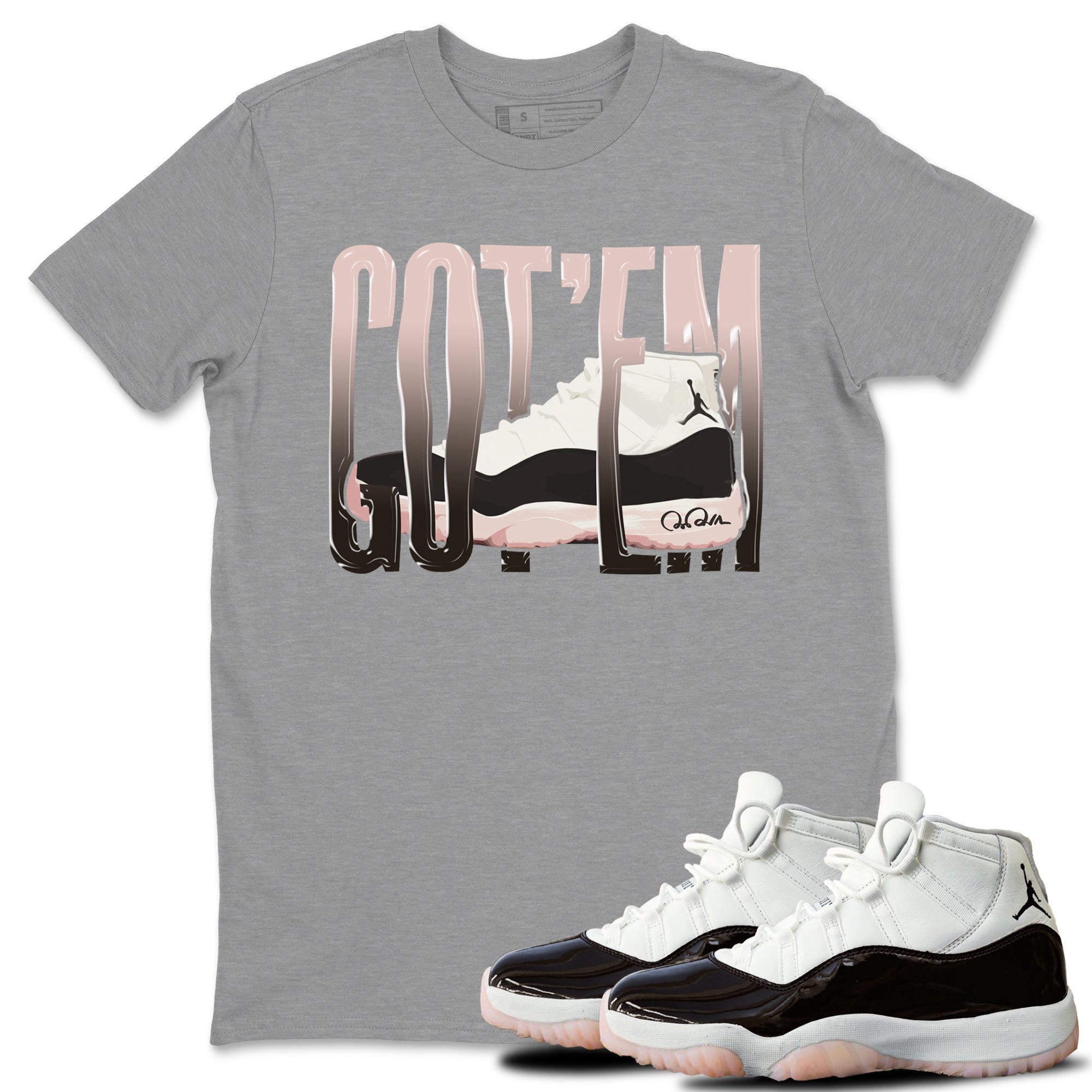 Wiggling Gotem snkmatch Tee - Air Jordan 11 Neapolitan