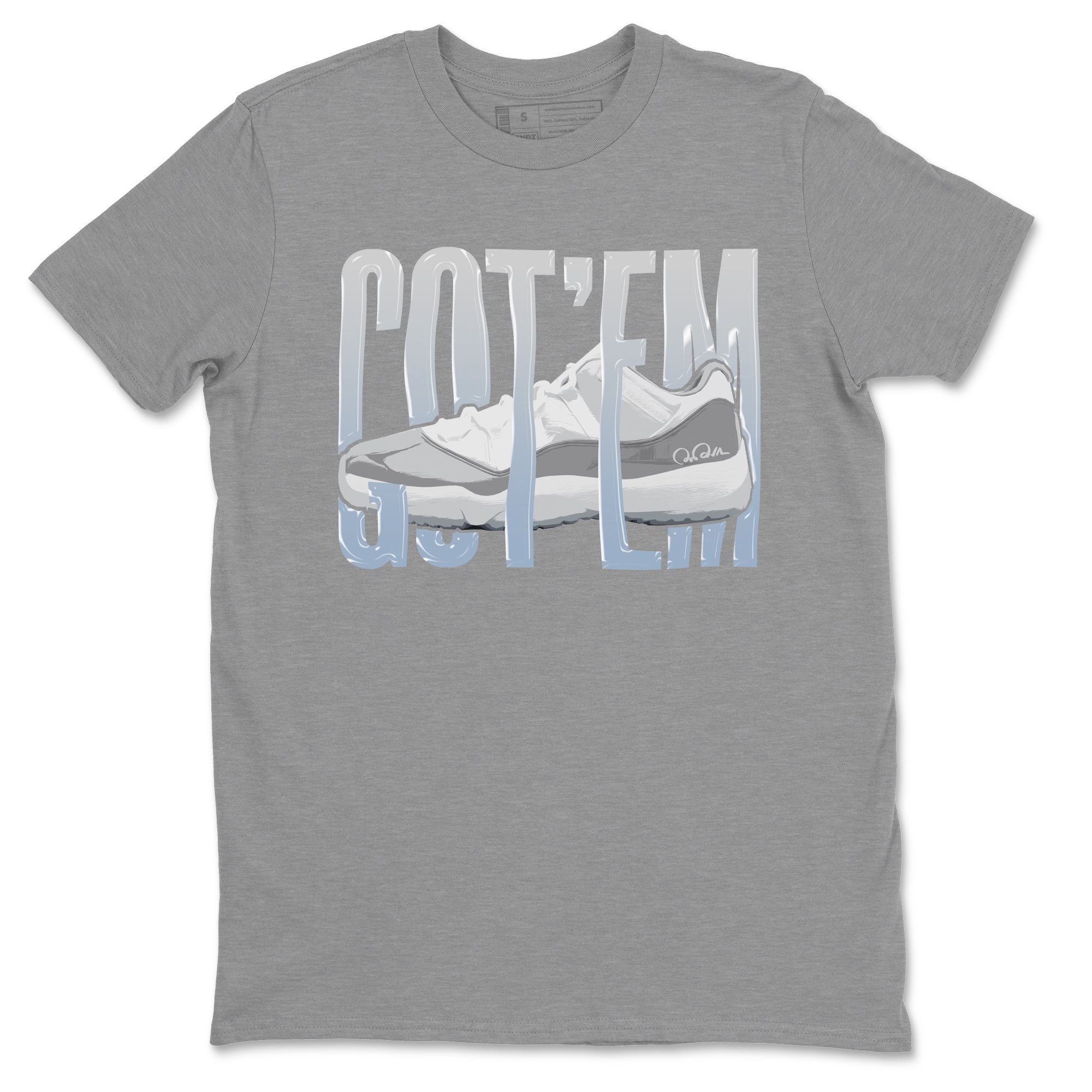Wiggling Gotem Unisex Tops - Air Jordan 11 White Cement