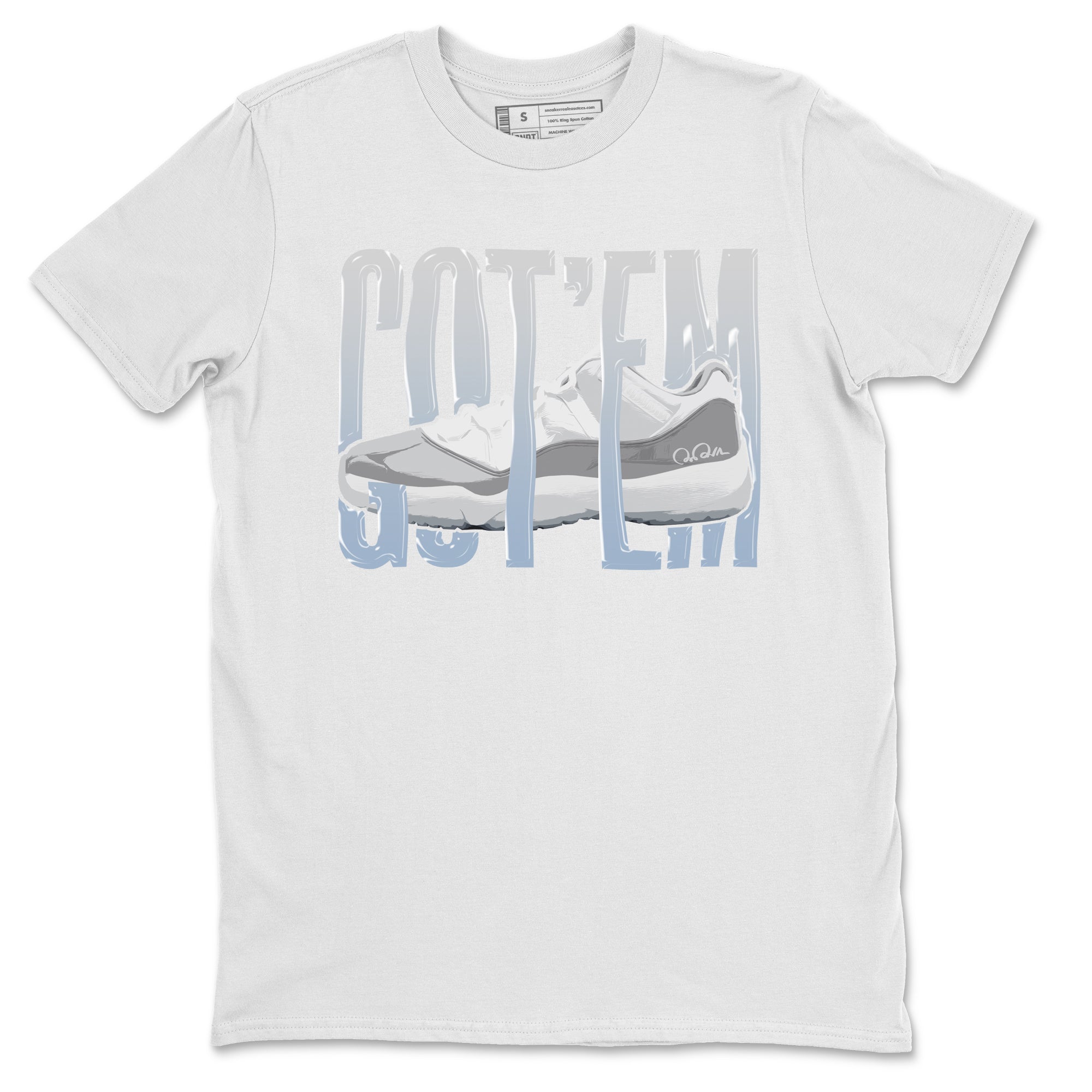 Wiggling Gotem Unisex Tops - Air Jordan 11 White Cement
