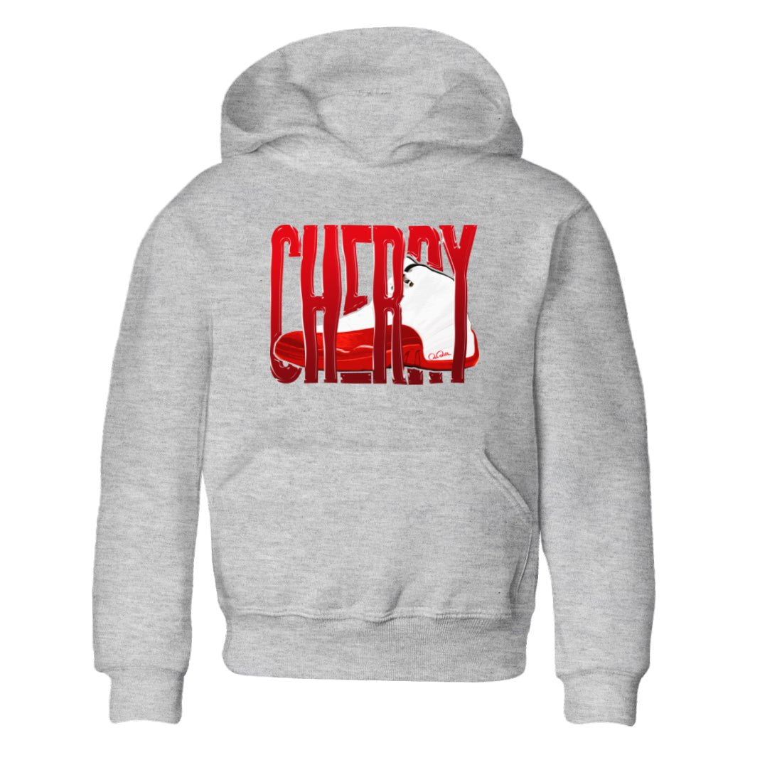 Wiggling Gotem Kids Tops - Air Jordan 12 Cherry