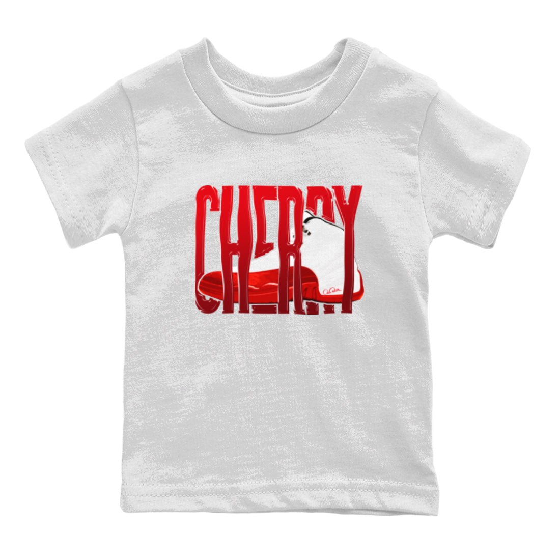 Wiggling Gotem Kids Tops - Air Jordan 12 Cherry