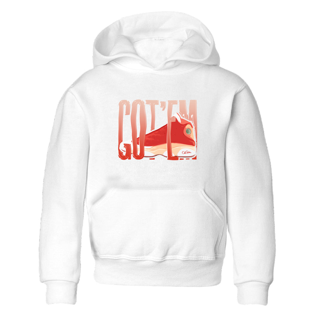 Wiggling Gotem snkmatch Tees Kids - Air Jordan 13 Dune Red