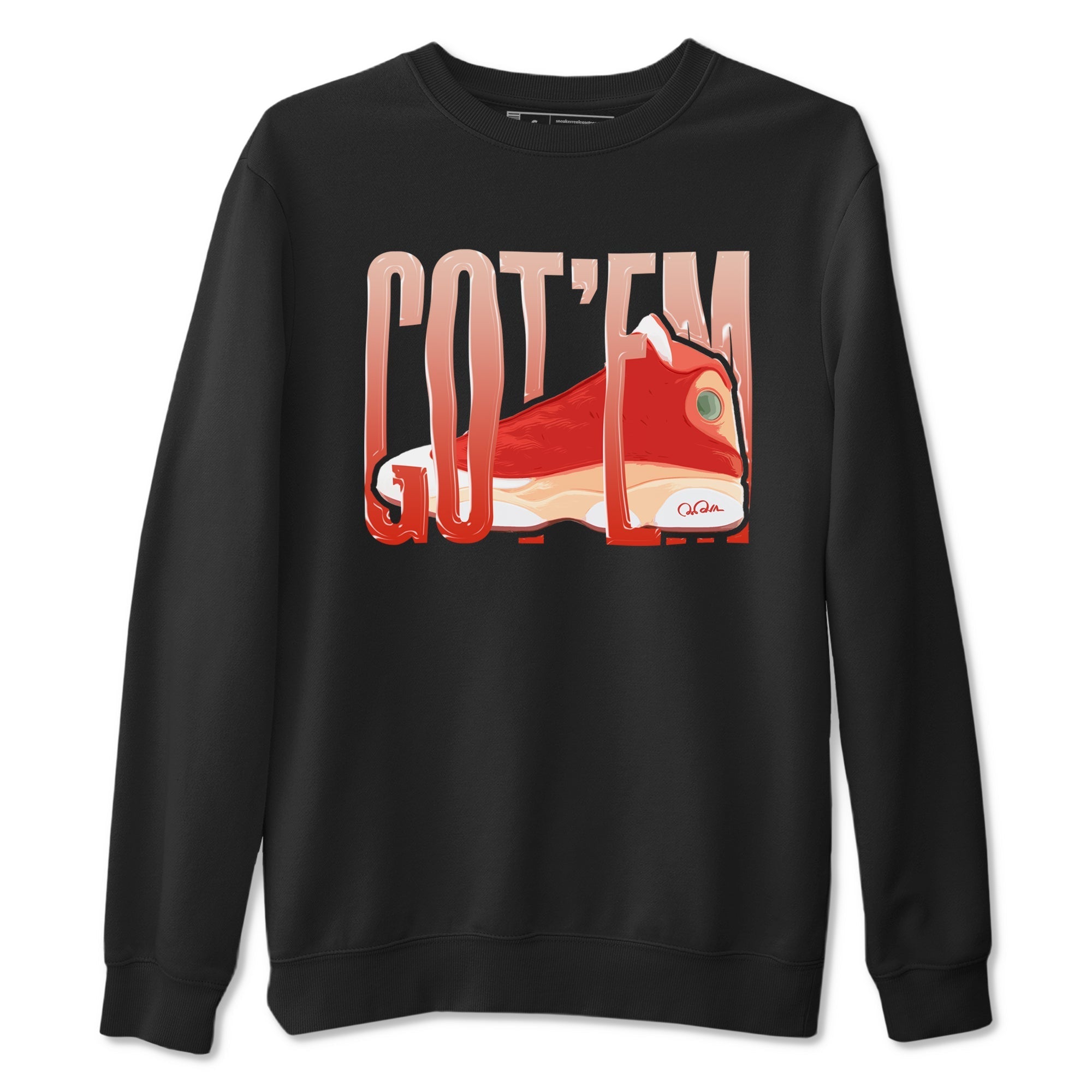 Wiggling Gotem snkmatch Tees - Air Jordan 13 Dune Red