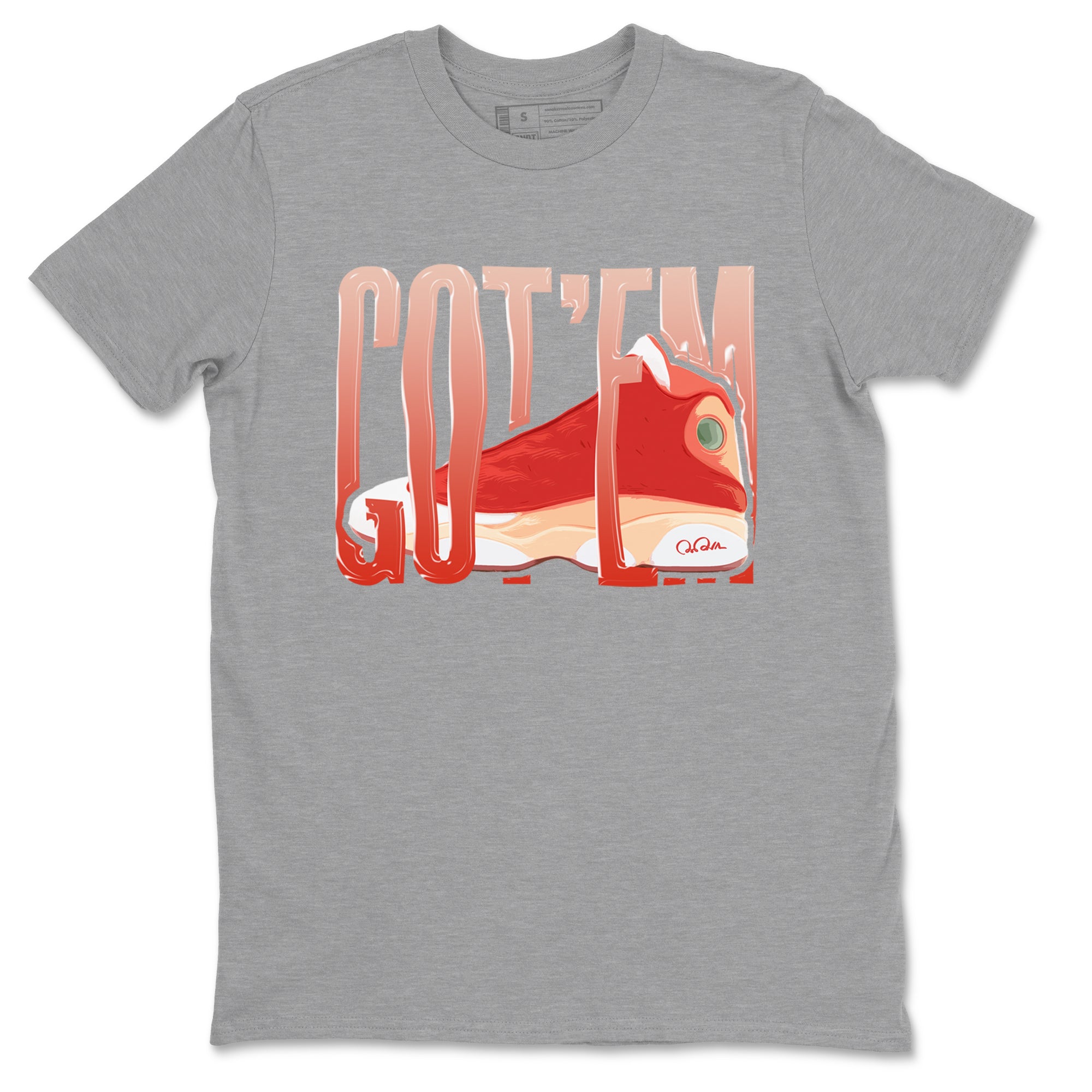 Wiggling Gotem snkmatch Tees - Air Jordan 13 Dune Red
