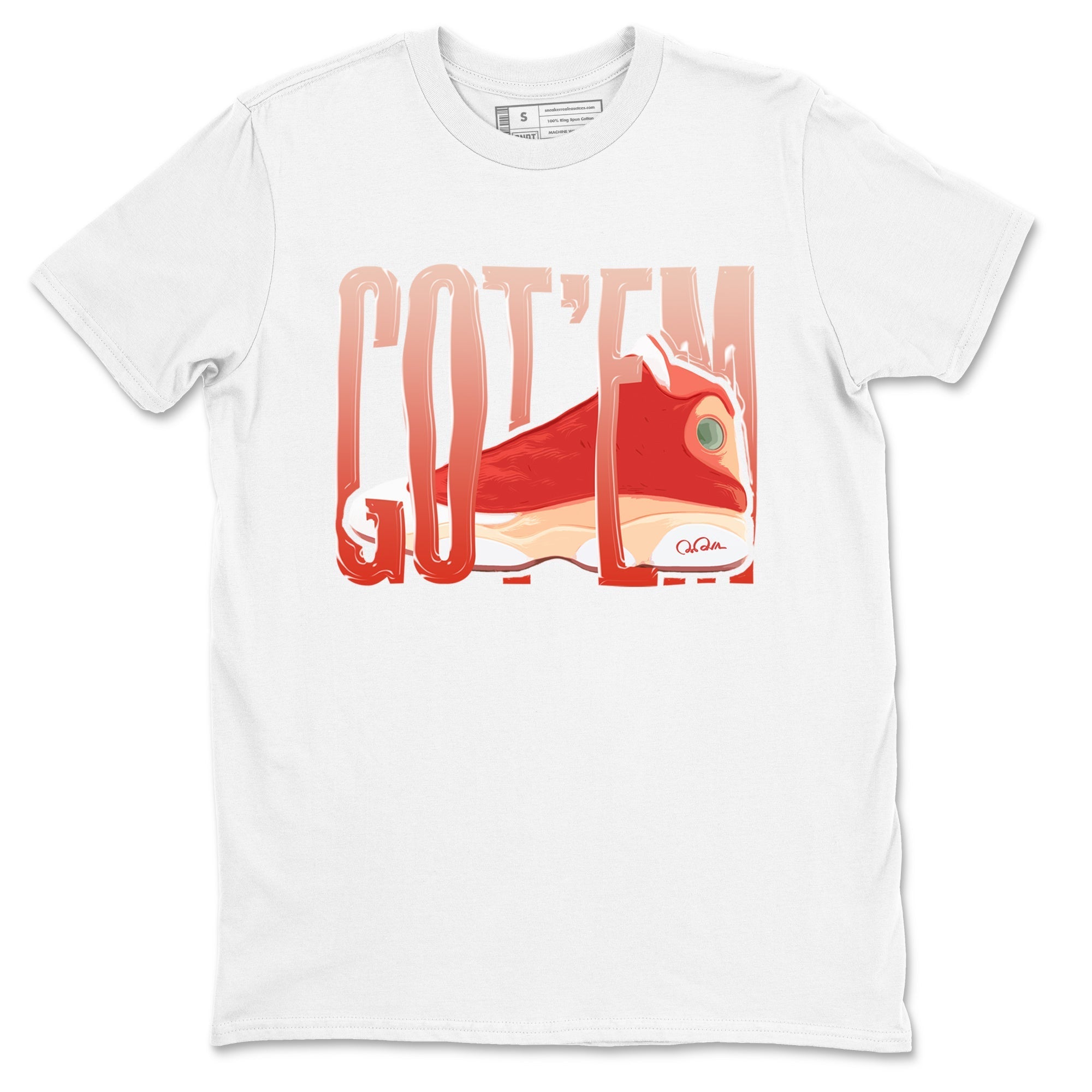 Wiggling Gotem snkmatch Tees - Air Jordan 13 Dune Red